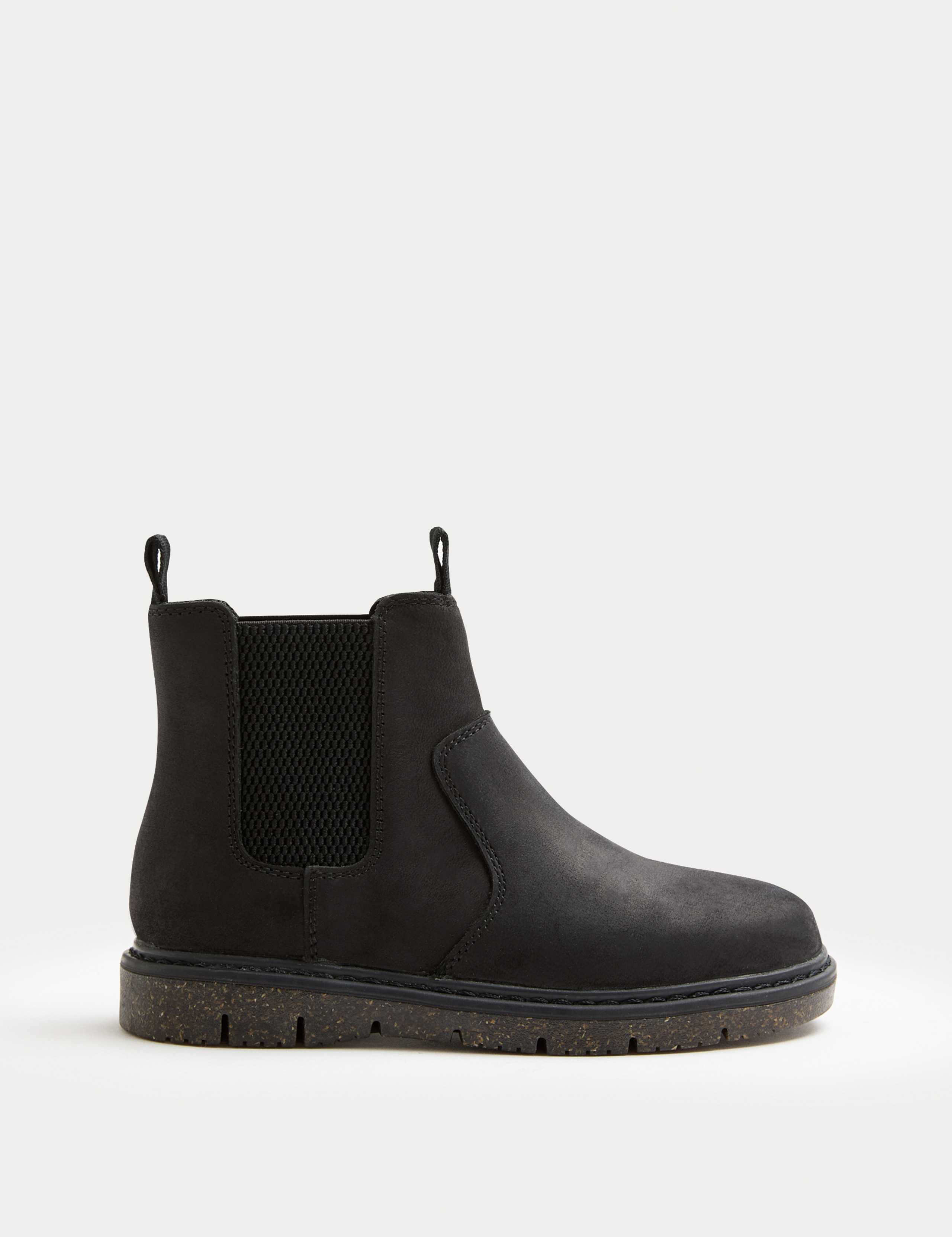 Kids' Leather Plain Chelsea Boots (4 Small - 7 Large) 2 of 3