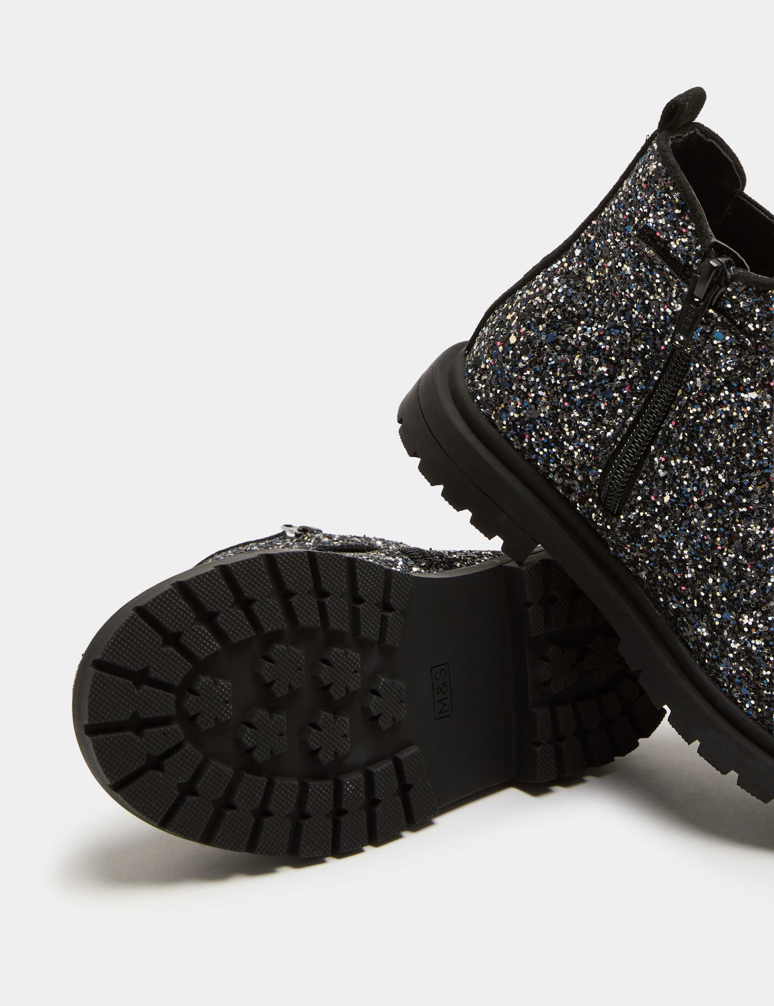 Kids' Glitter Chelsea Boots (4 Small-2 Large) 3 of 3