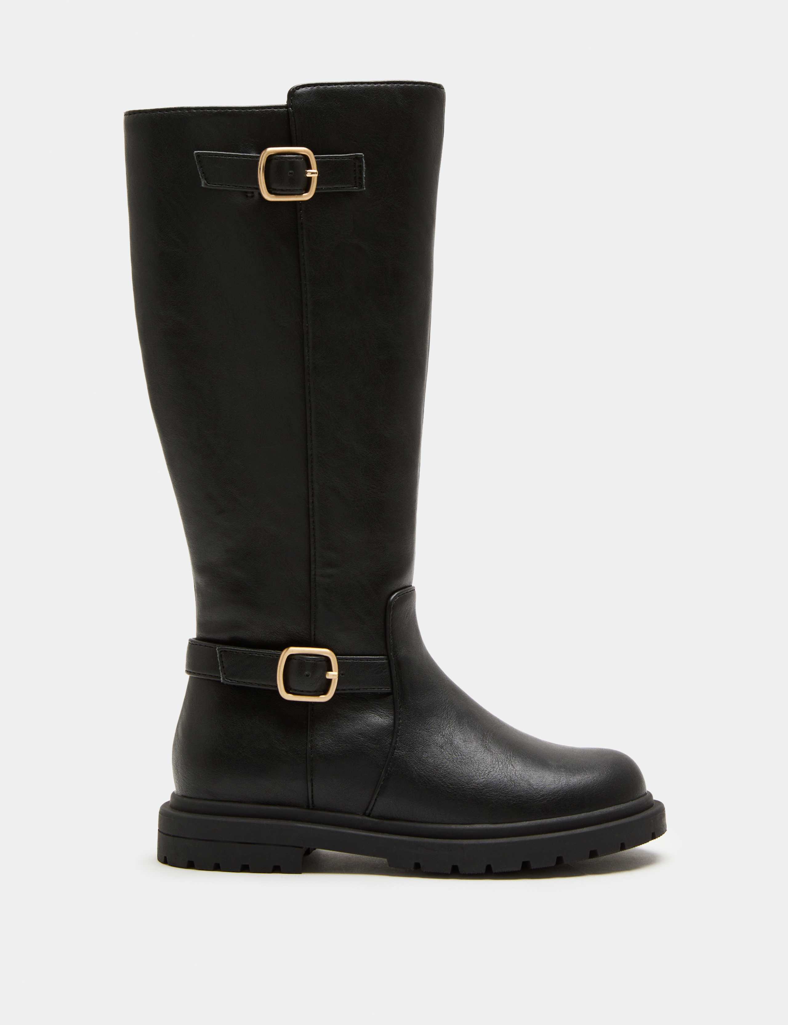 Kids' High Leg Riding Boots (10 Small - 6 Large) 2 of 3