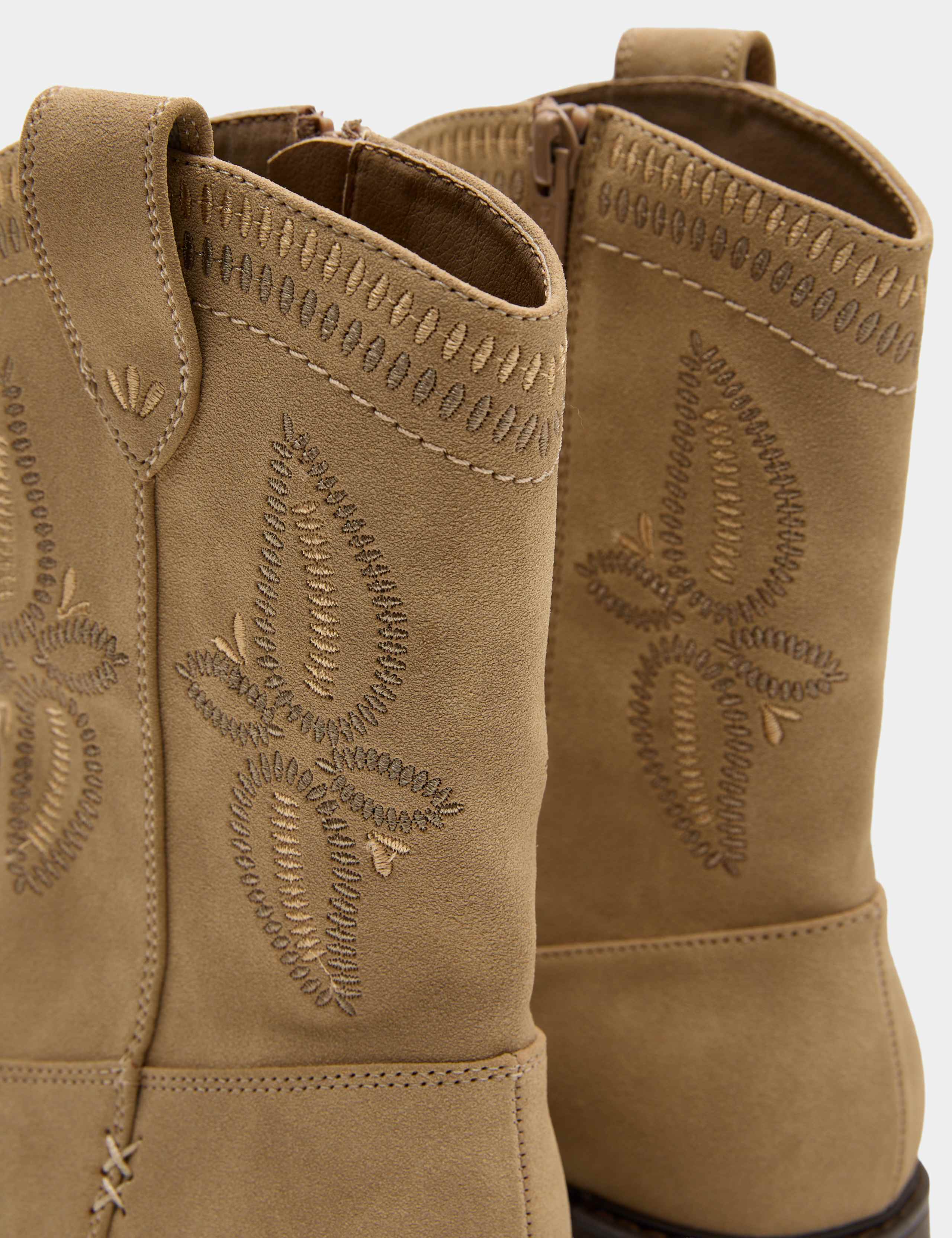 Kids' Western Mid Calf Boots (4 Small-6 Large) 3 of 3