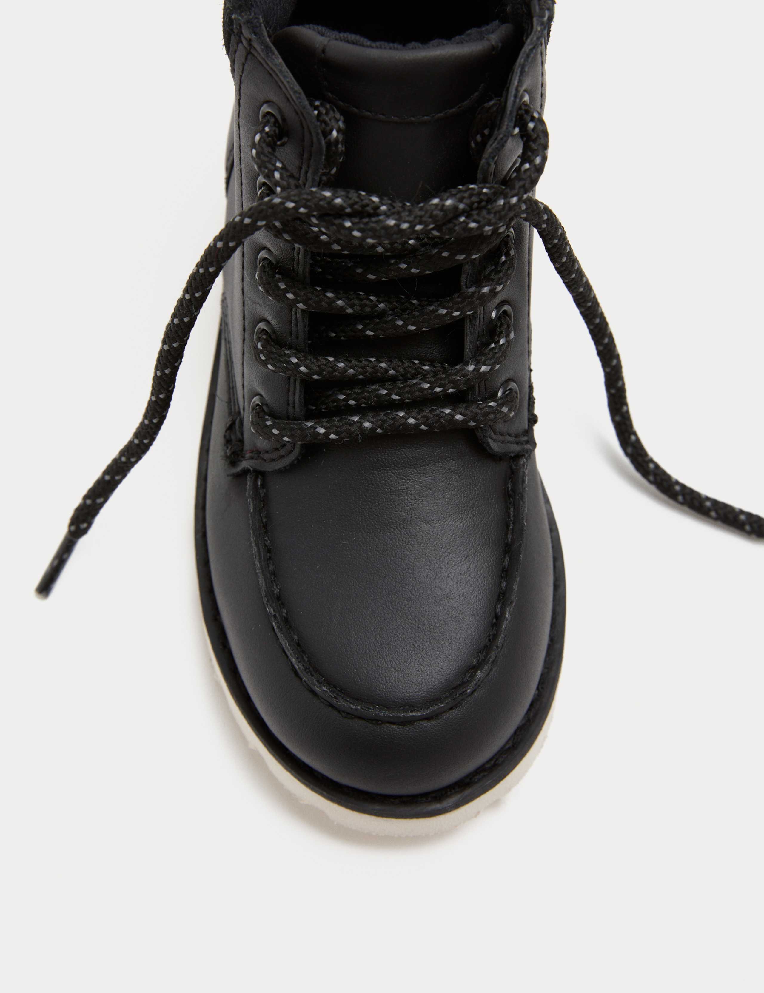 Kids' Chunky Lace Up Ankle Boots (4 Small - 7 Large) 3 of 3