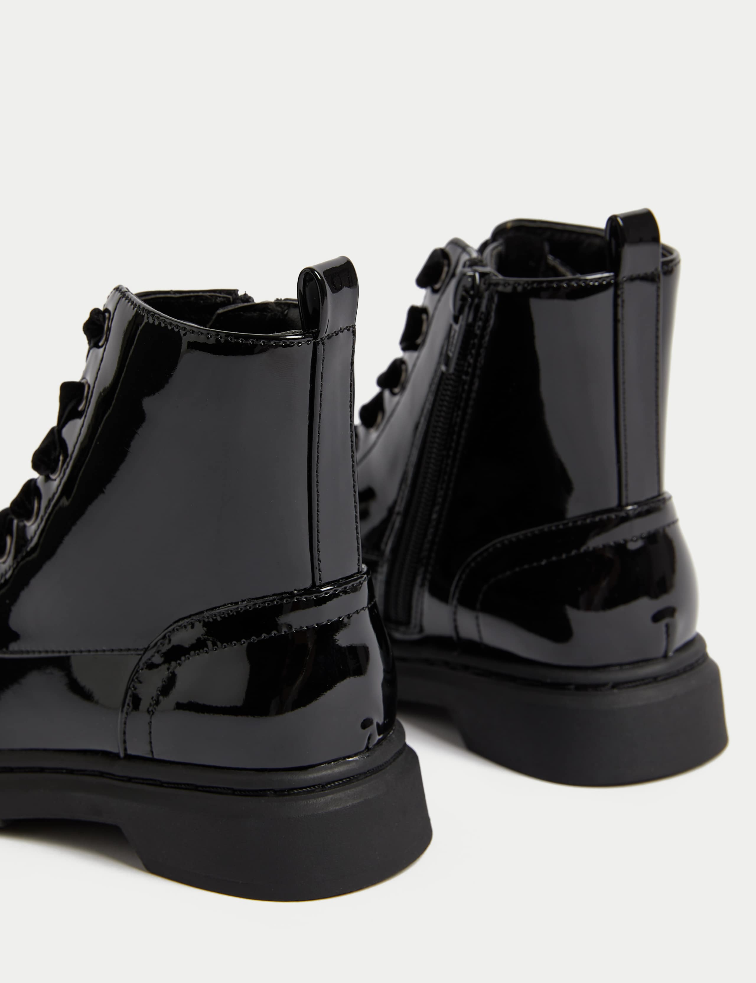 Kids' Patent Freshfeet™ Boots (4 Small - 2 Large) 3 of 4