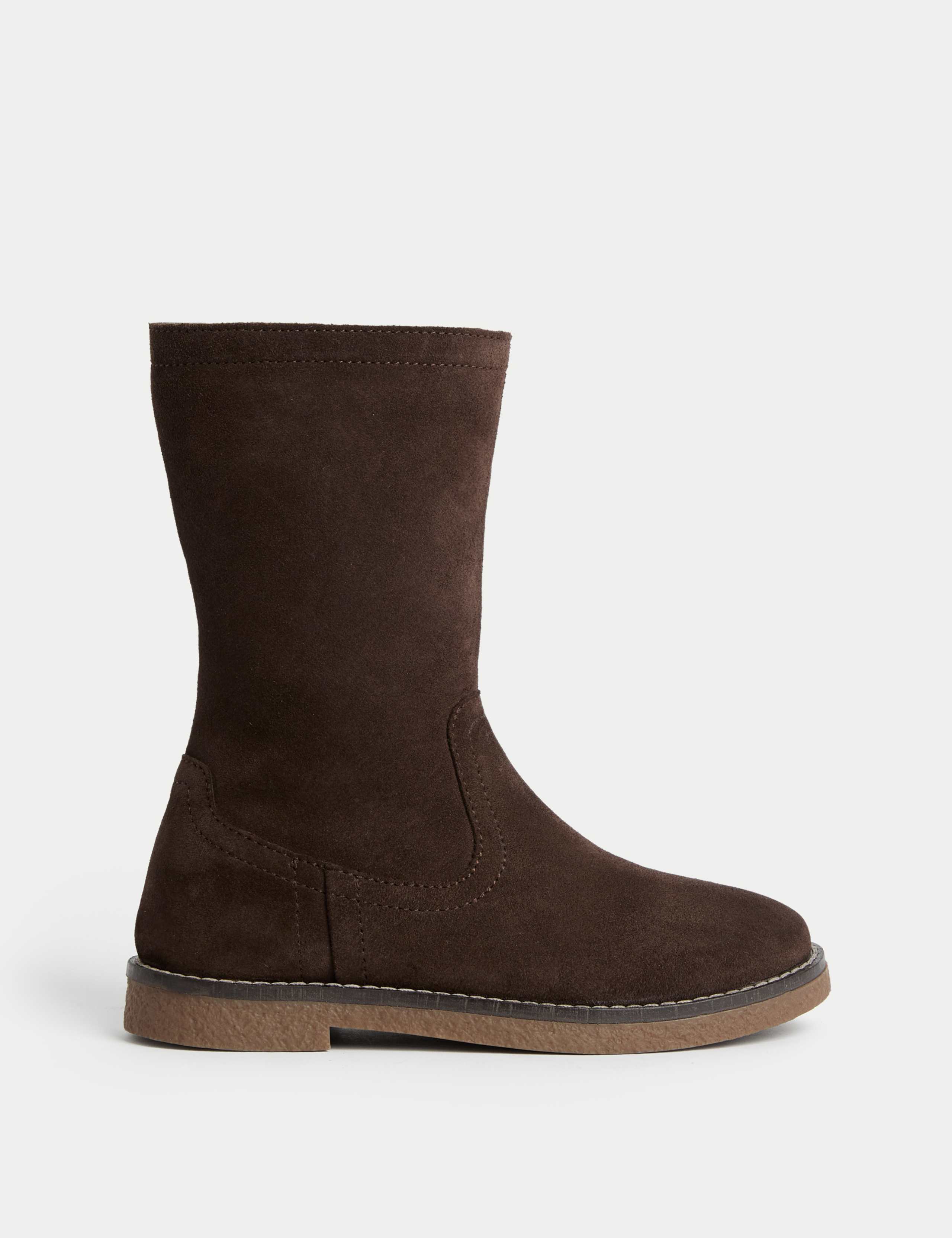 Kid's Suede Boots (4 Small-2 Large) 1 of 4
