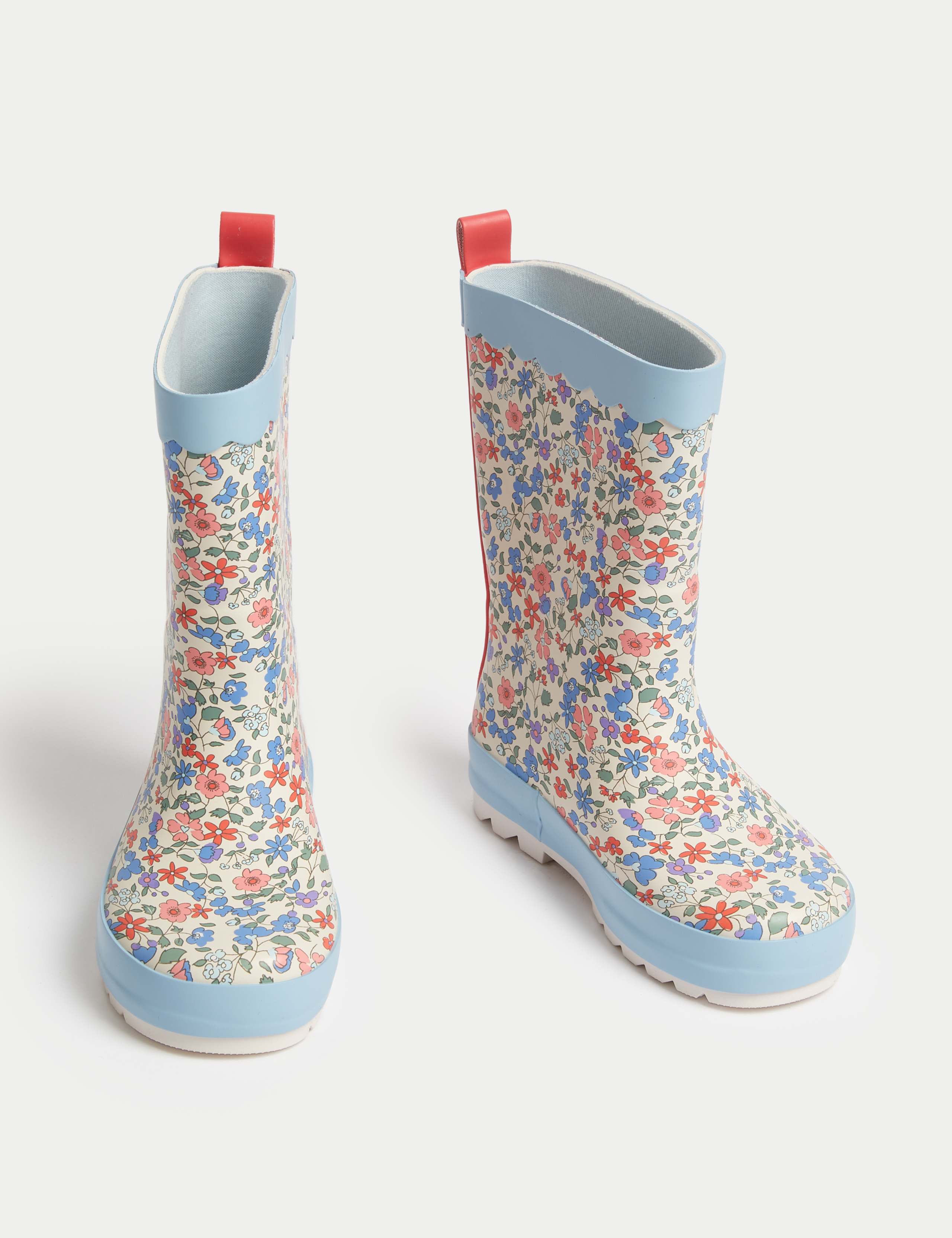 Kids' Floral Wellies (4 Small - 2 Large) 2 of 4