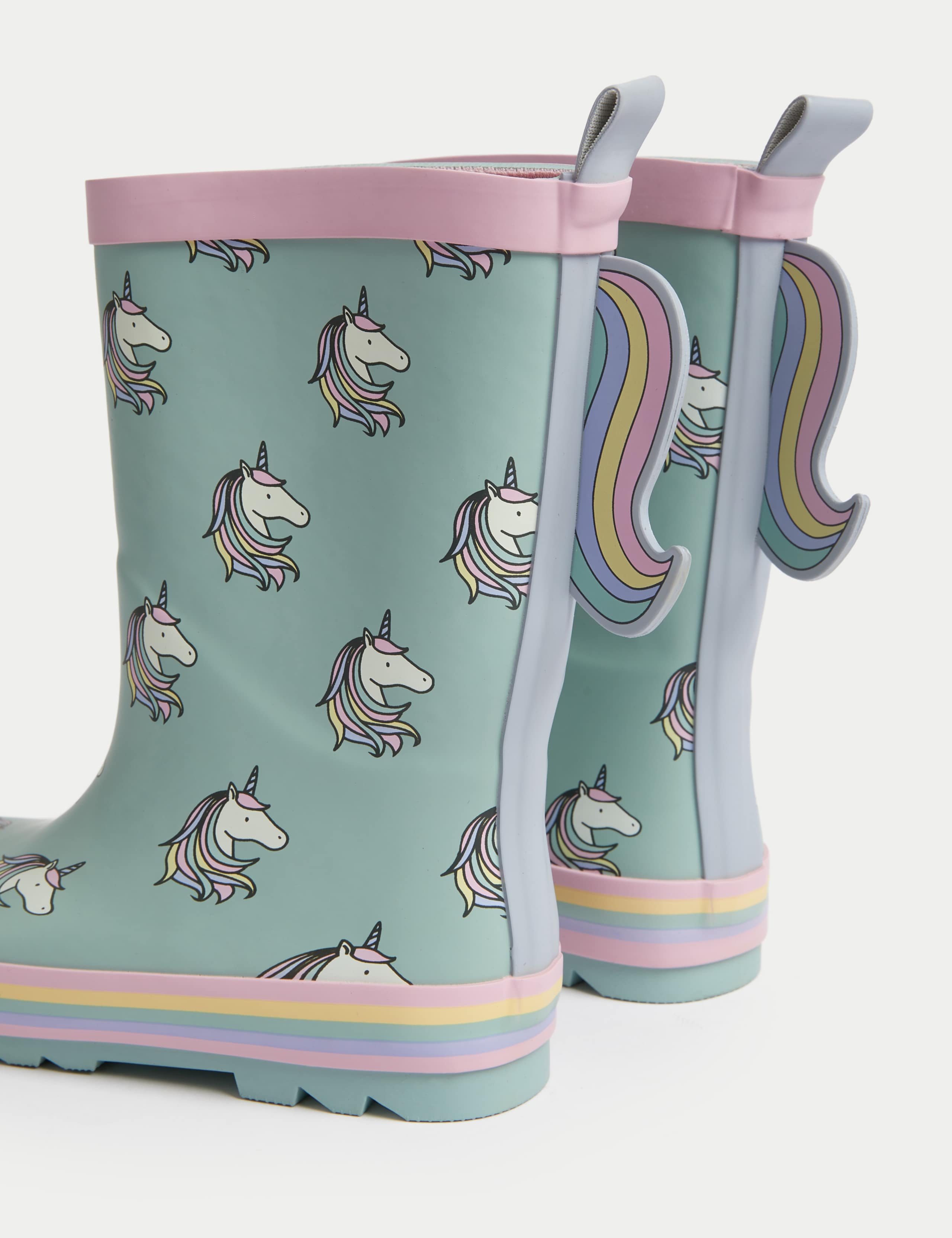 Kids' Unicorn Wellies (4 Small - 2 Large) 3 of 4