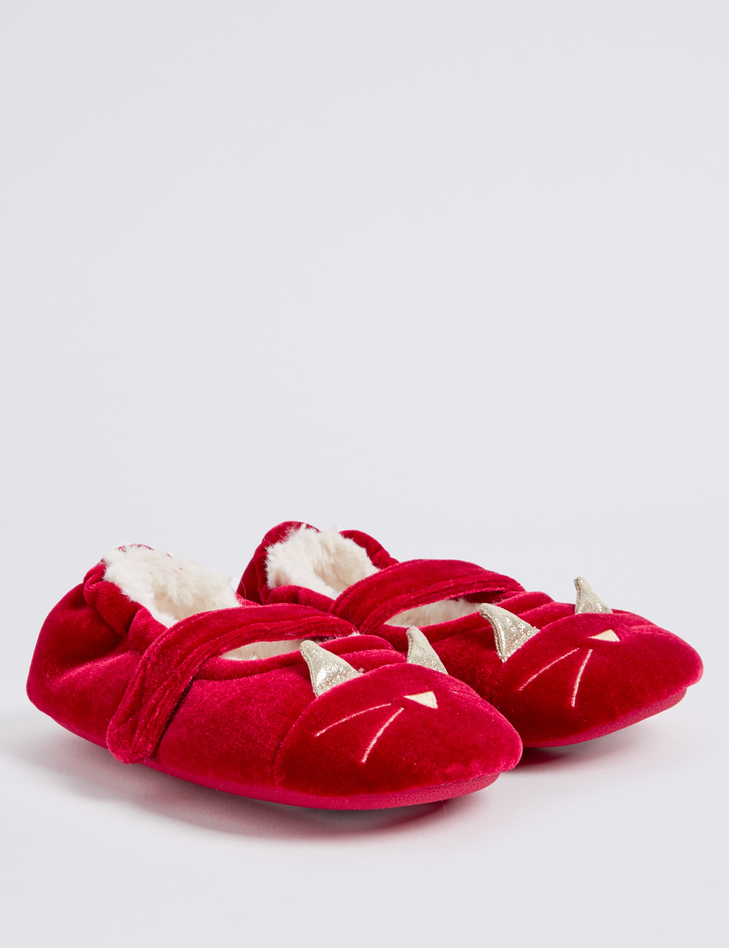 Kids’ Novelty Velvet Slippers 1 of 4