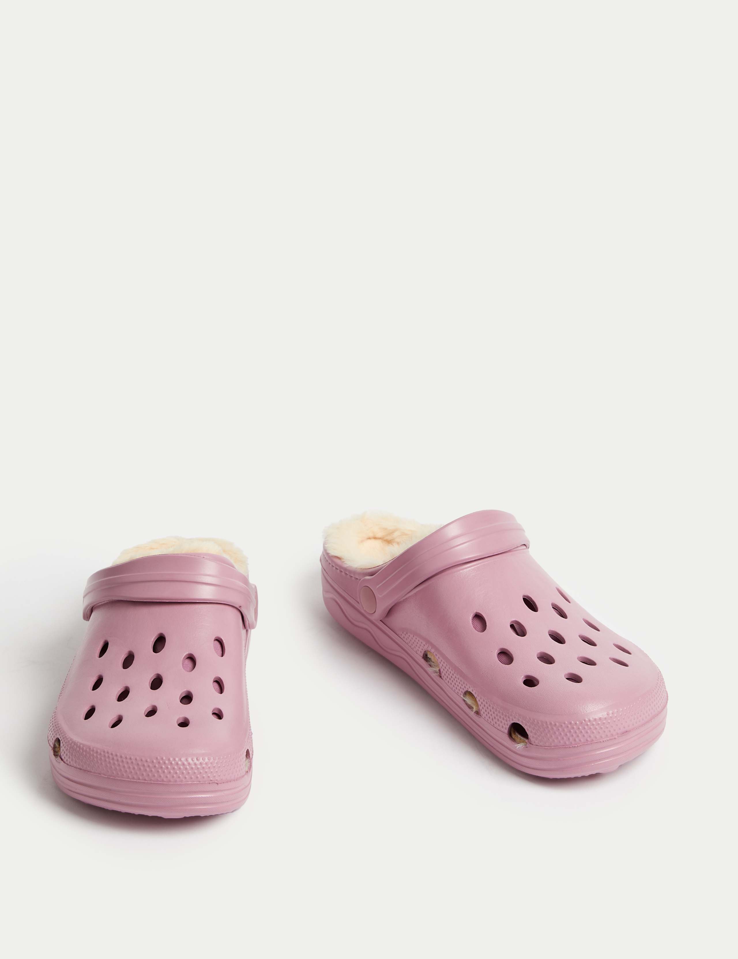 Kids' Faux Fur Lined Clogs (1 Large - 6 Large) 2 of 4