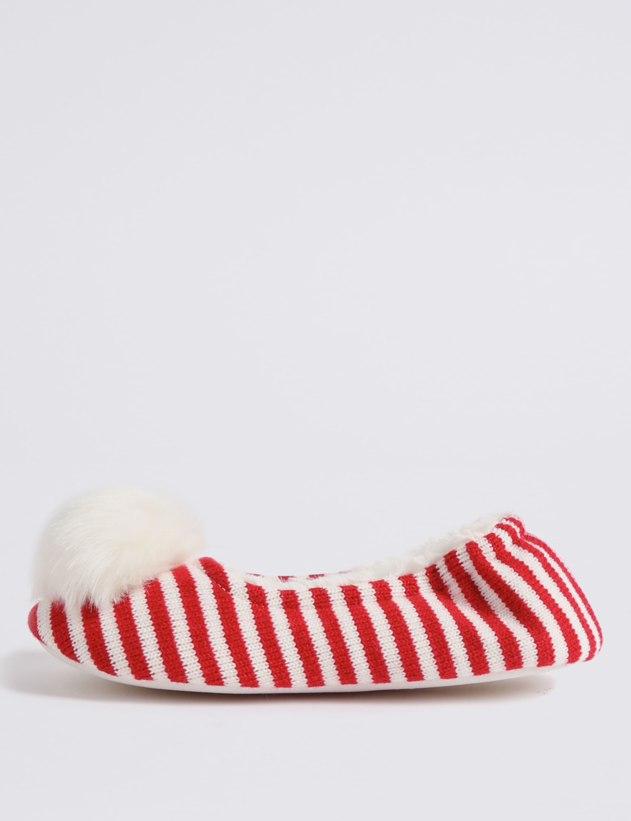 Kids’ Knitted Pom-pom Slippers 3 of 4