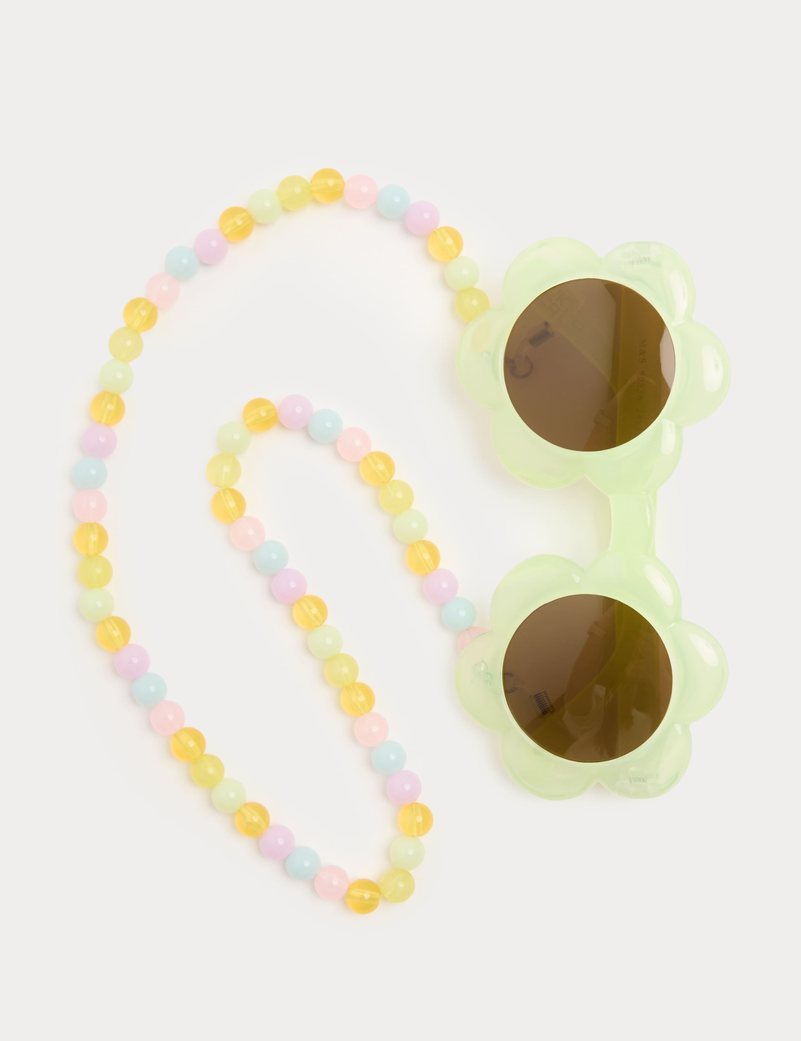 Kids' Flower Sunglasses with Chain 1 of 2