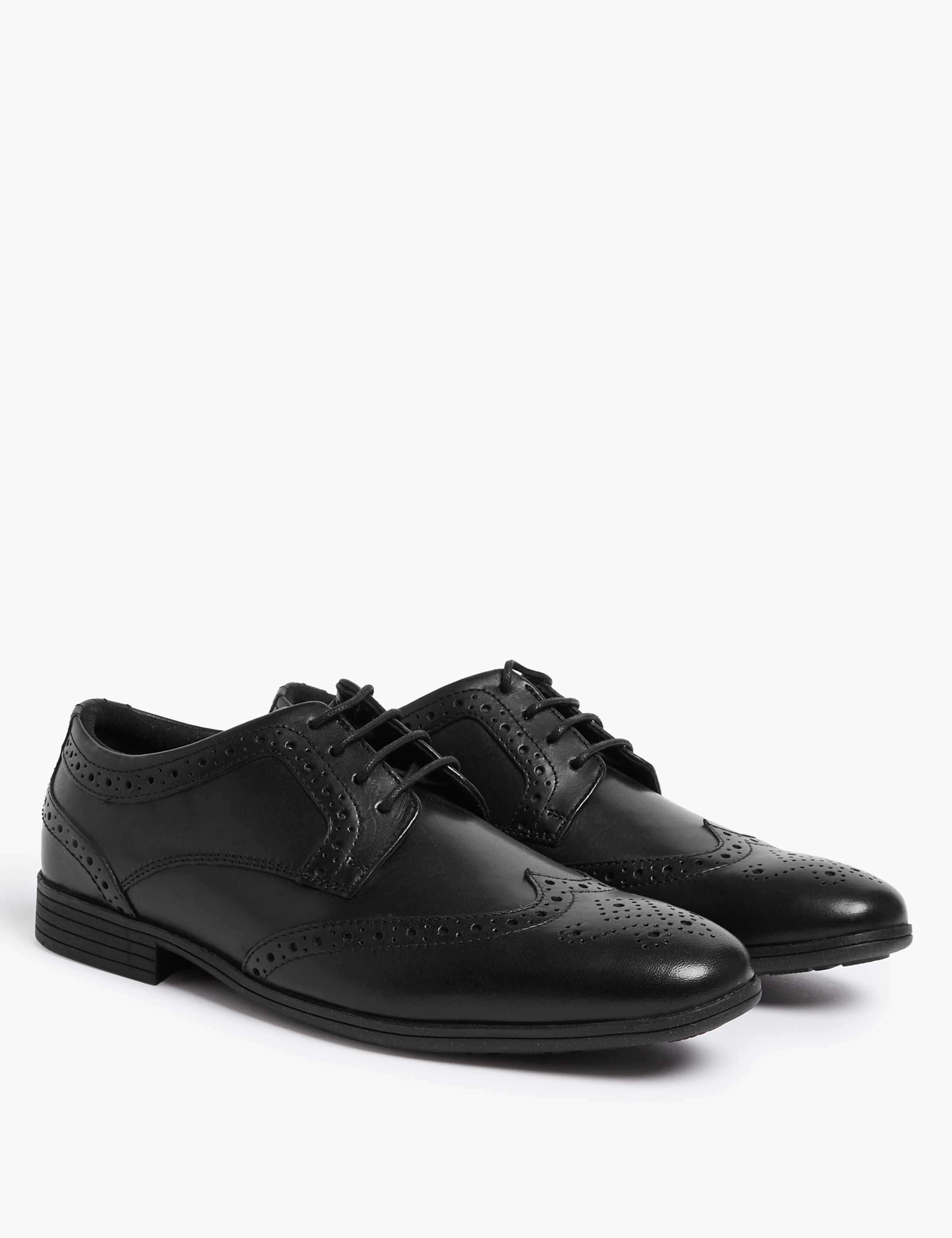 Kids' Leather Freshfeet™ Brogues (13 Small - 9 Large) 1 of 5