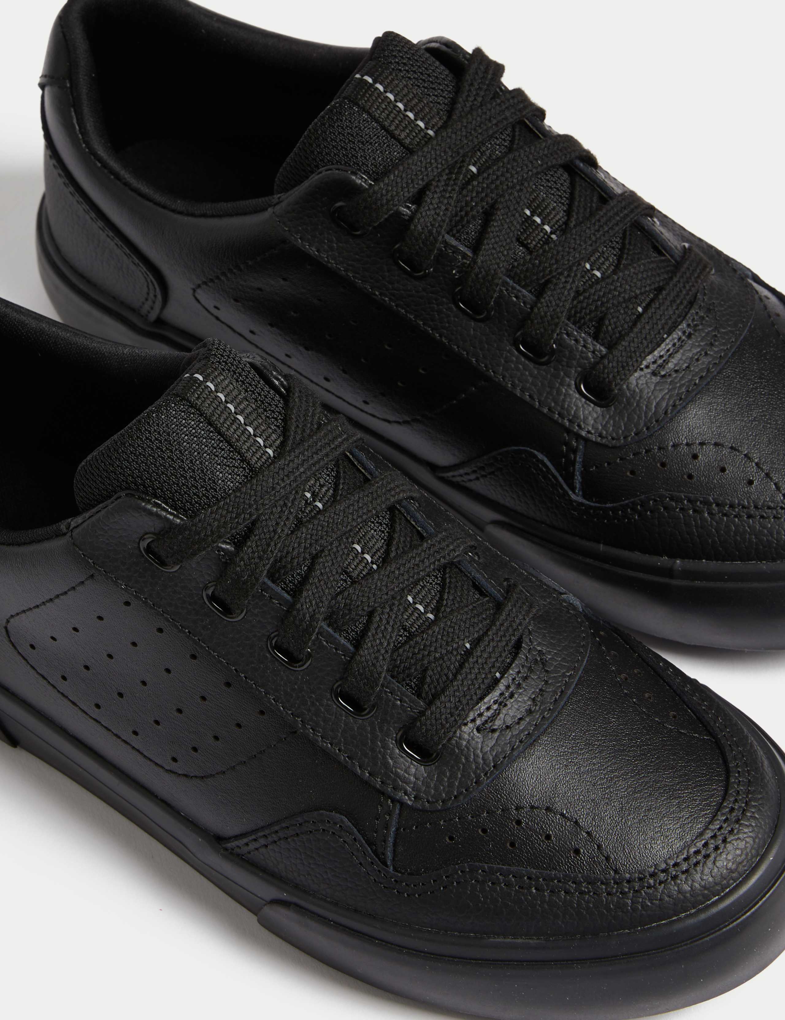 Kids' Lace up Leather School Shoes (2½  Large - 9 Large) 3 of 4
