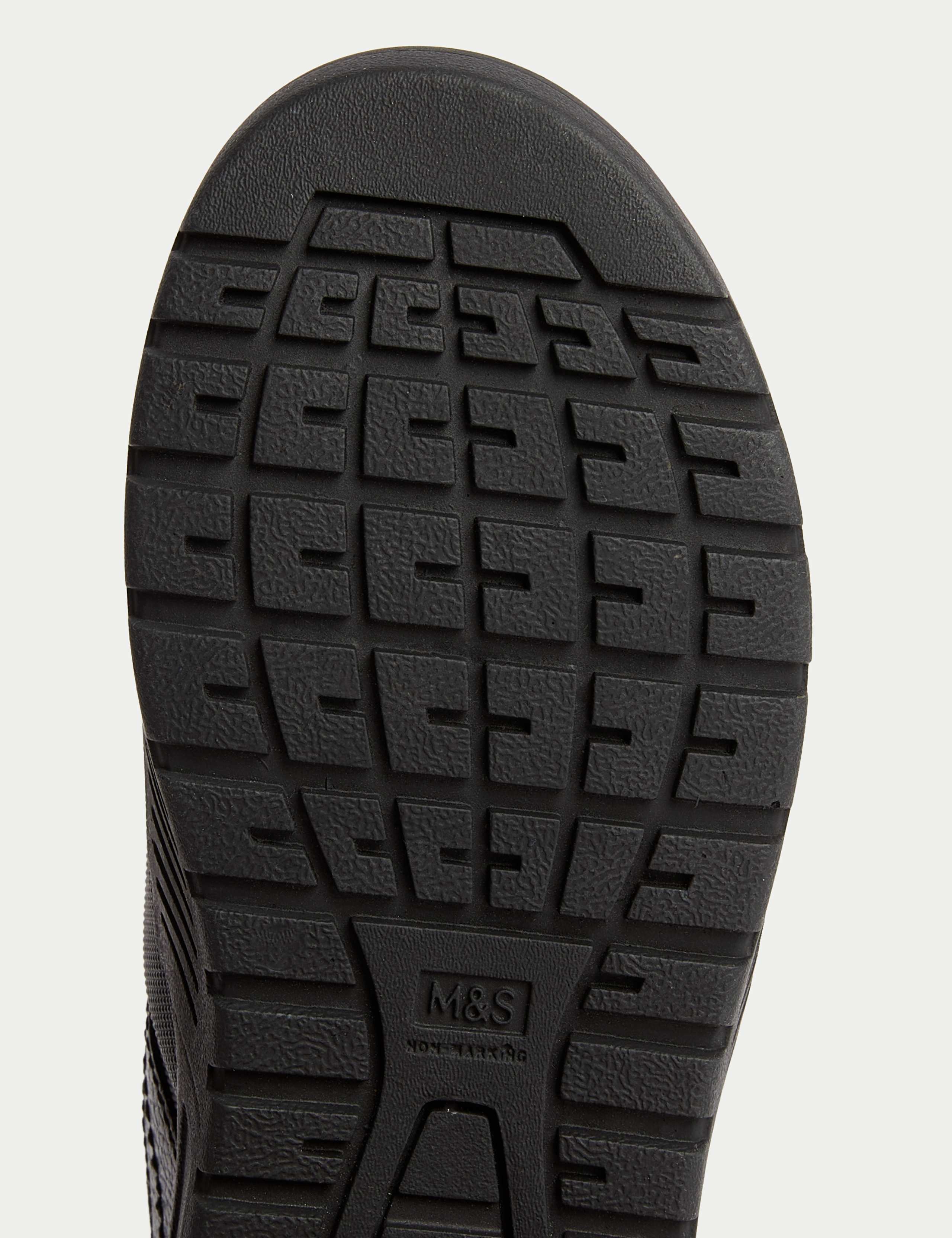 Kids' Textured Riptape School Shoes (8 Small - 2 Large) 4 of 4