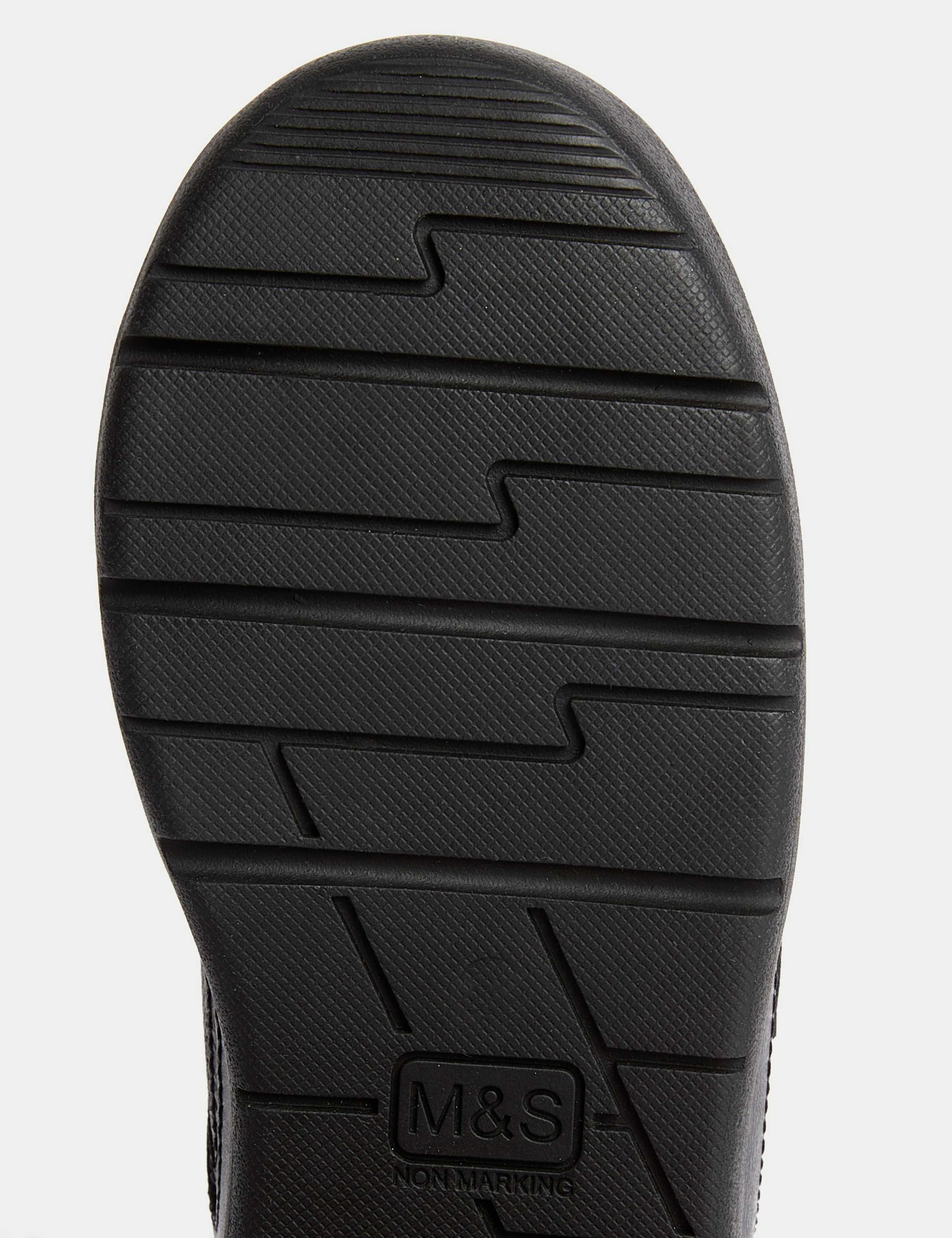 Leather Riptape School Shoes (8 Small - 2  Large) 4 of 4