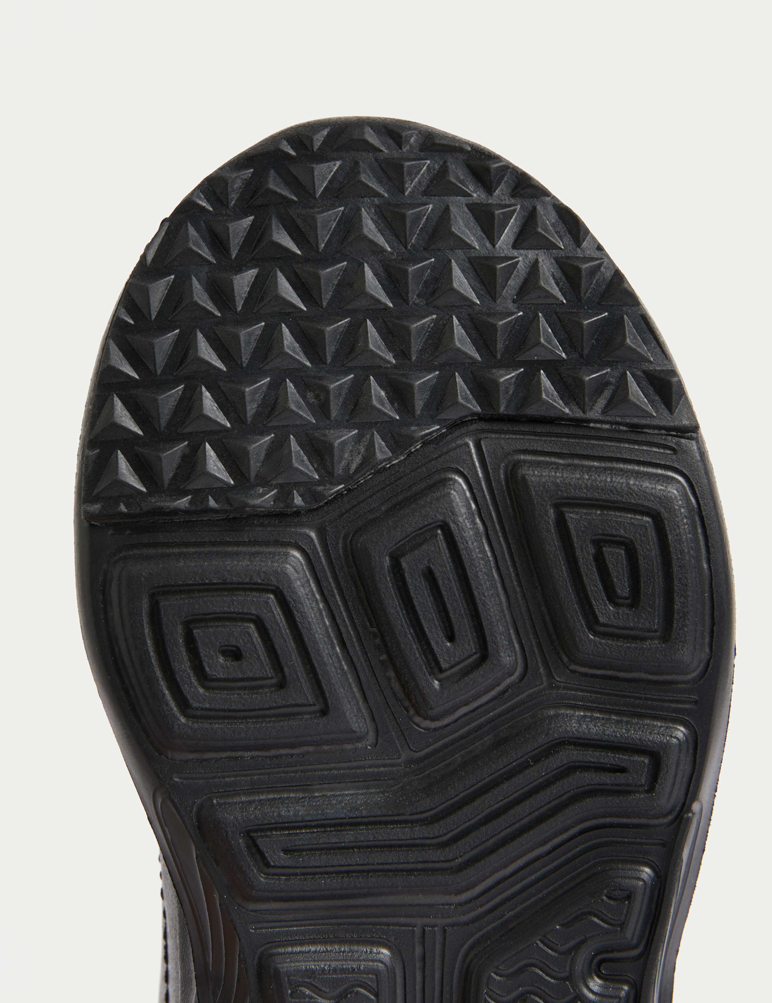 Kids' Leather Riptape School Shoes (8 Small - 2 Large) 4 of 4