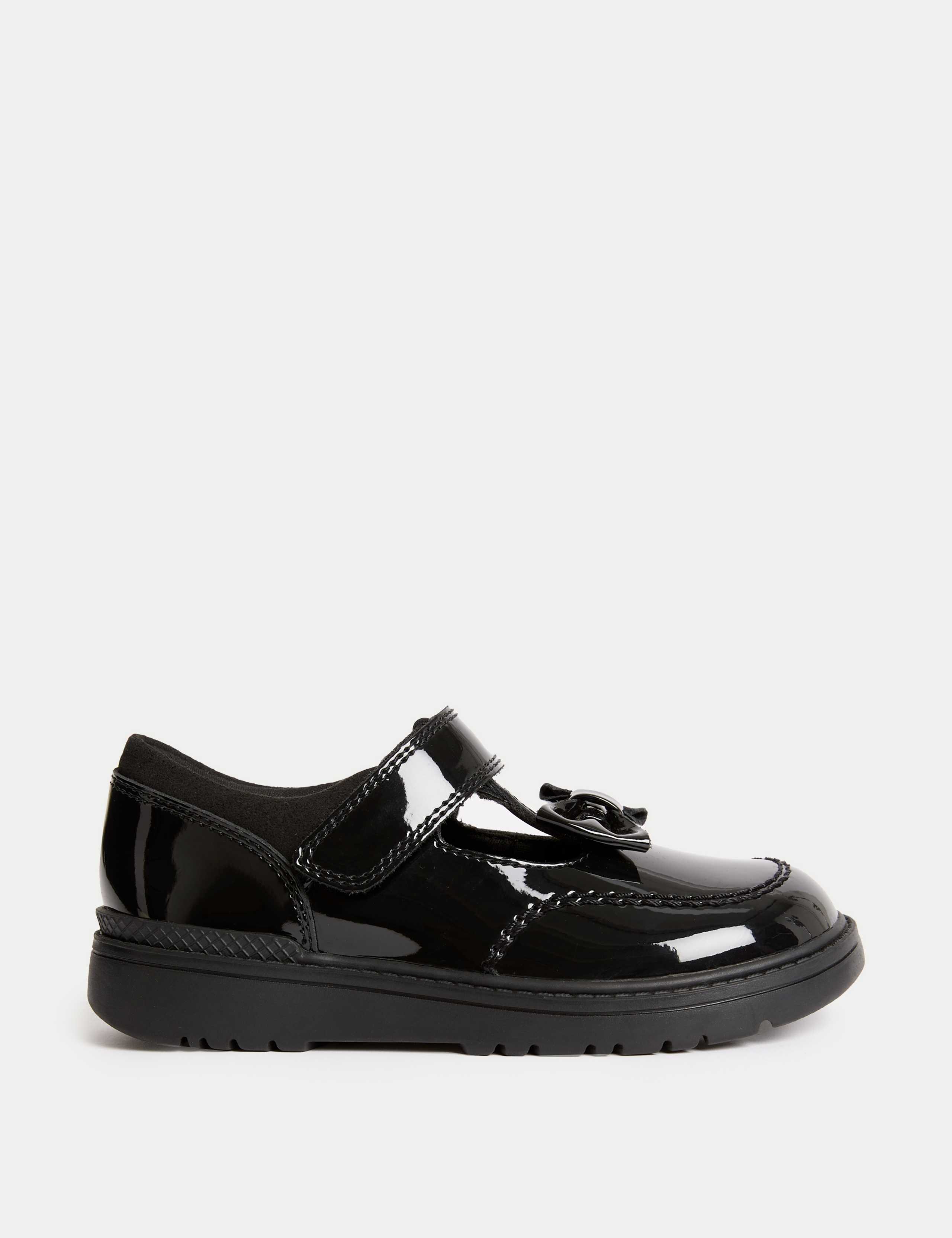 Kids’ Leather T-Bar School Shoes (8 Small - 2 Large) 1 of 6