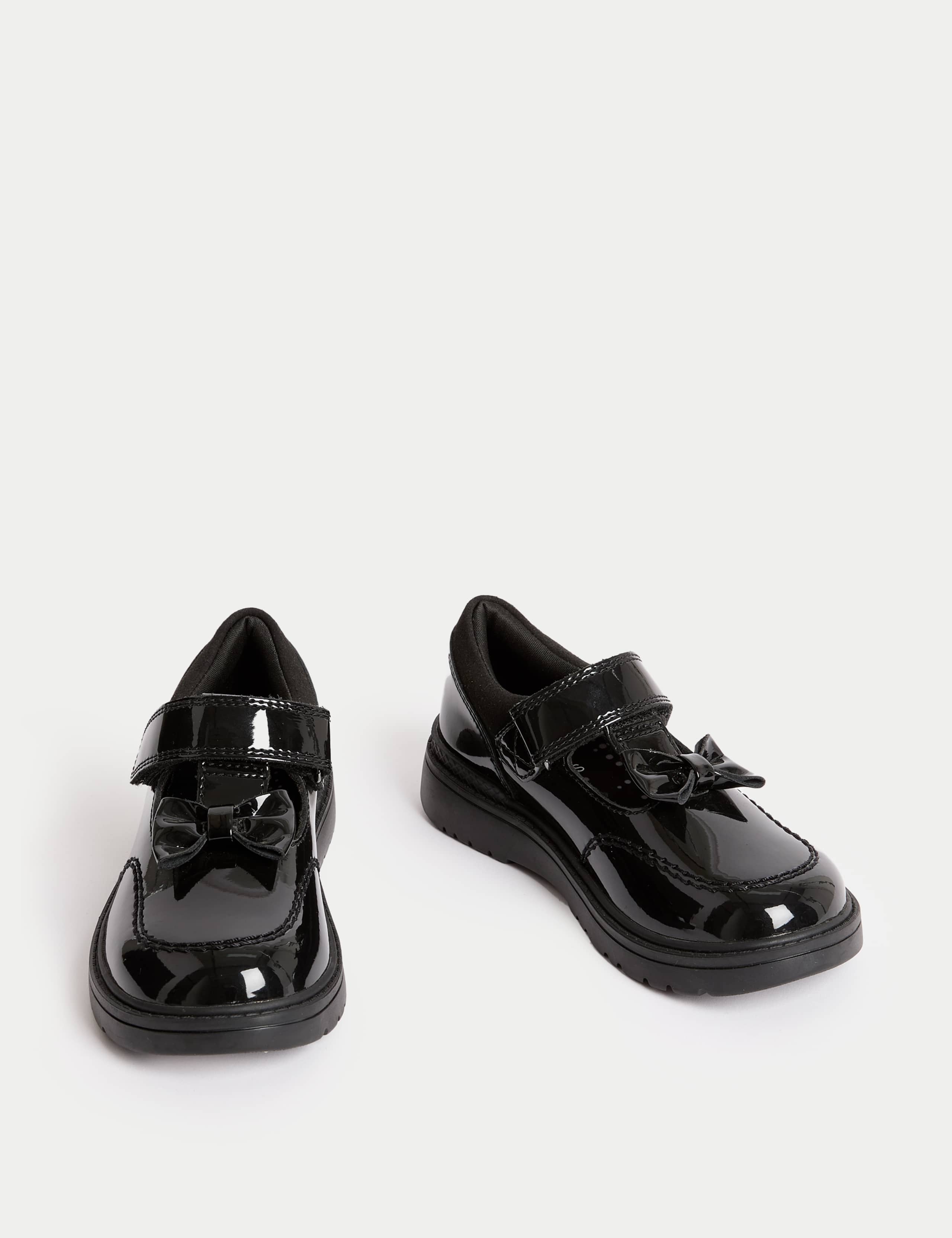 Kids’ Leather T-Bar School Shoes (8 Small - 2 Large) 2 of 6