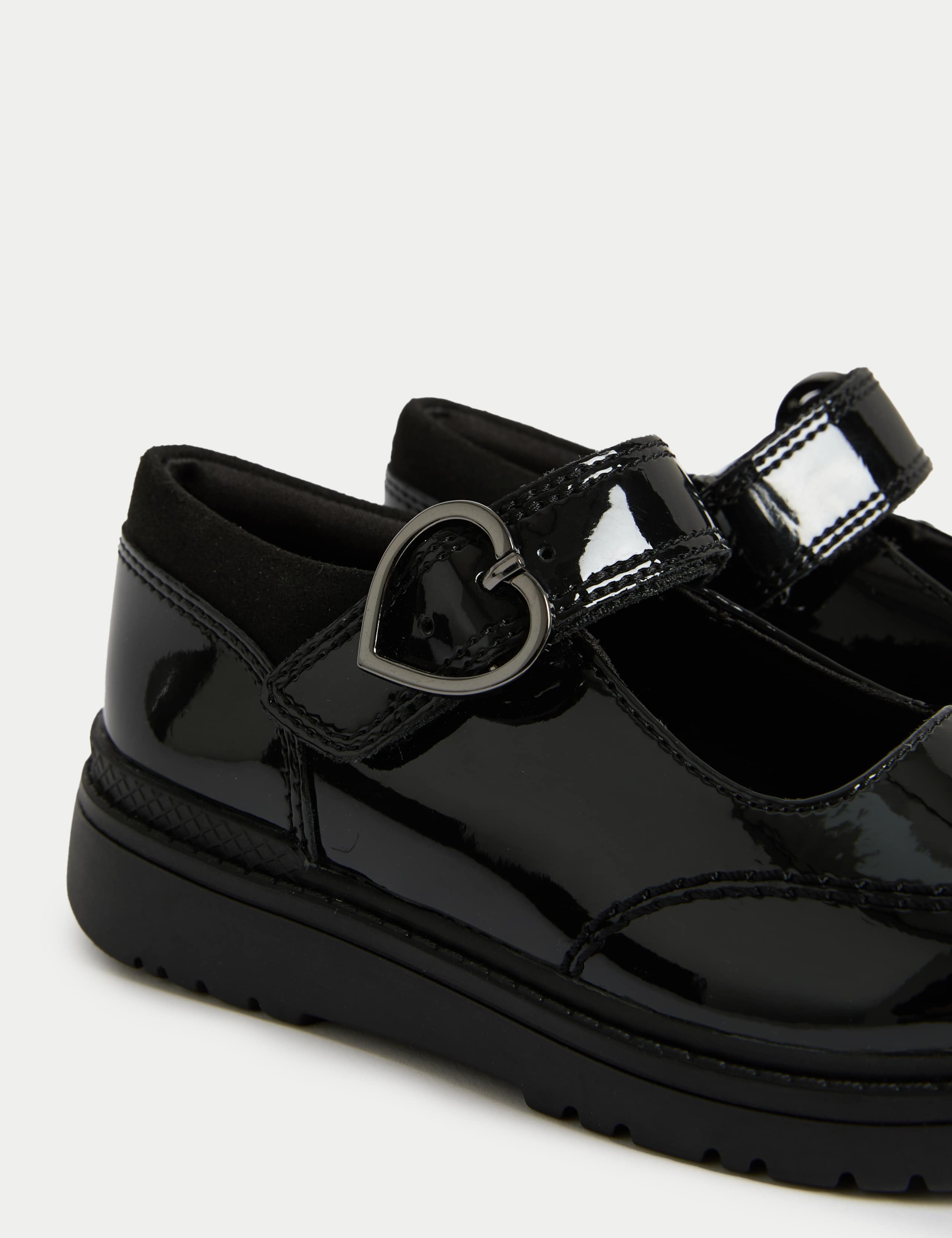 Kids' Patent Leather Buckle School Shoes (8 Small - 2 Large) 3 of 5
