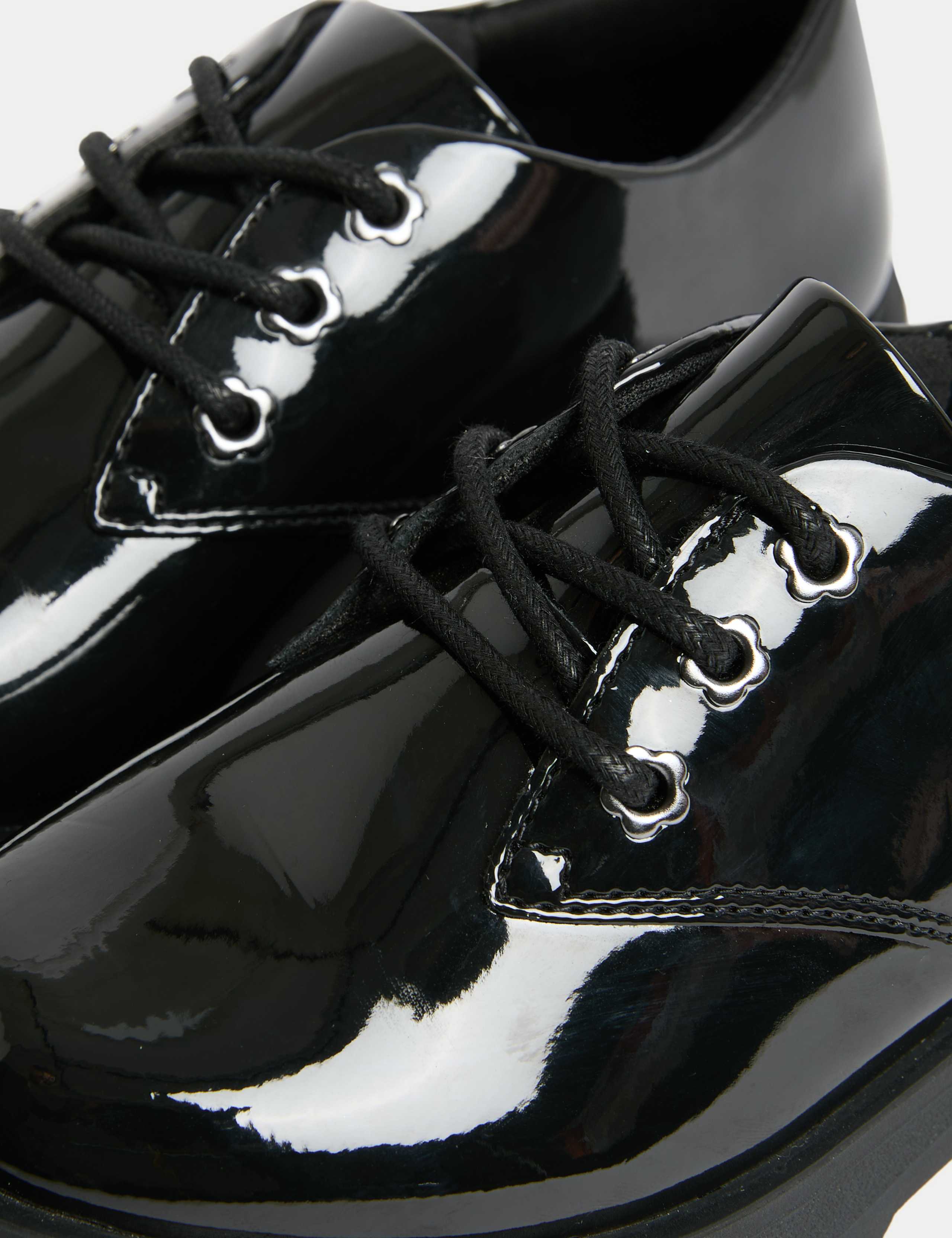 Kids' Leather Patent School Shoes (8 Small - 2 Large) 3 of 4