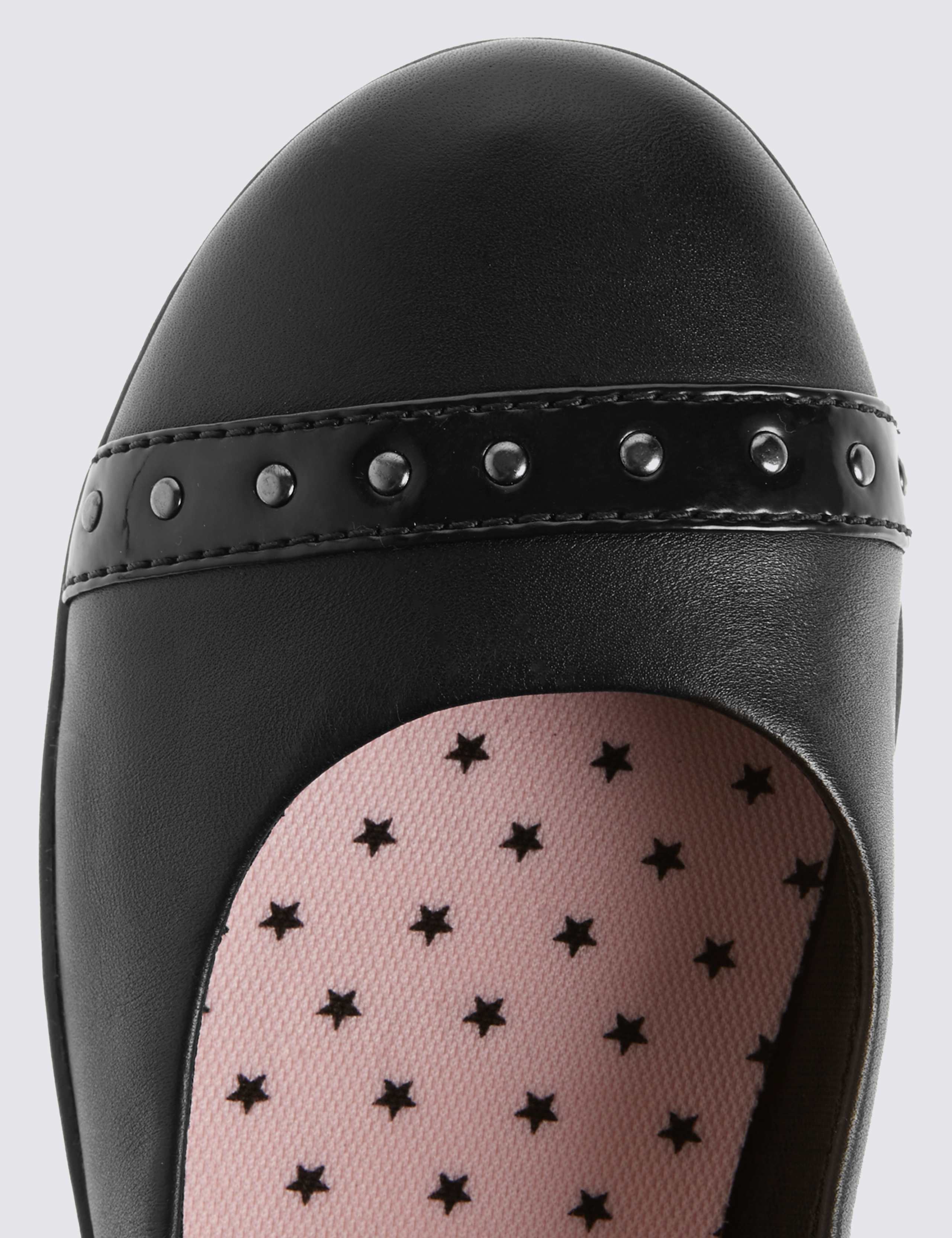 Kids' Leather Freshfeet™ Ballet Shoes 2 of 3