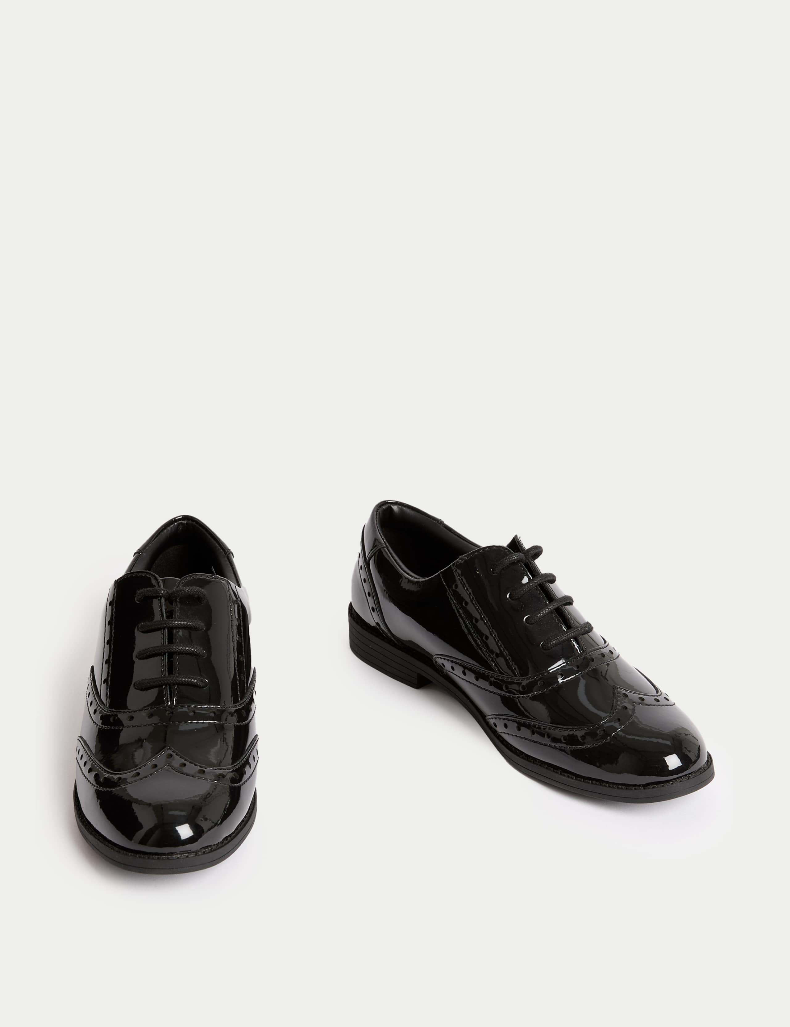 Kids' Leather School Shoes (13 Small - 7 Large) 2 of 6