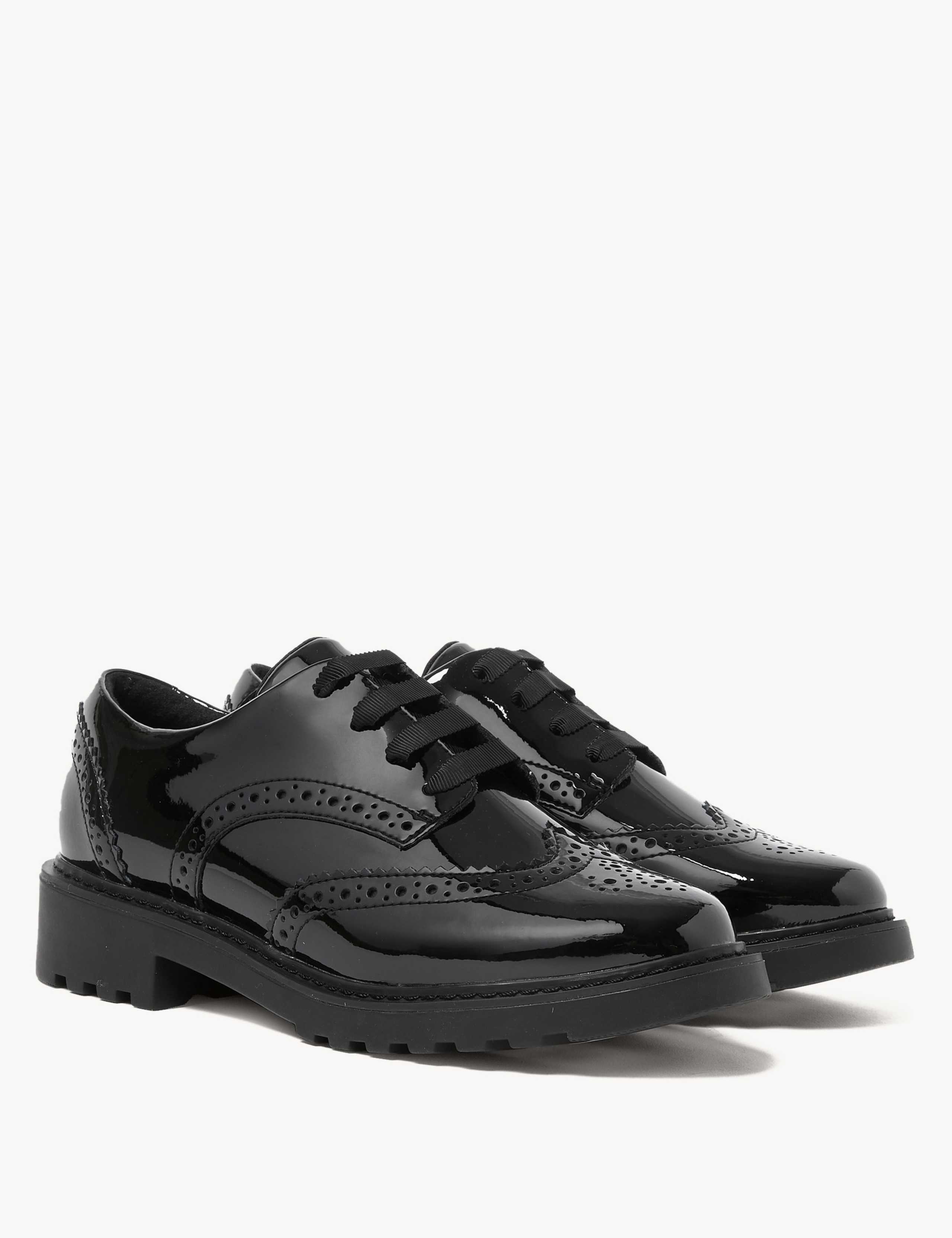 Kids' Leather Brogue School Shoes (13 Small - 7 Large) 2 of 6