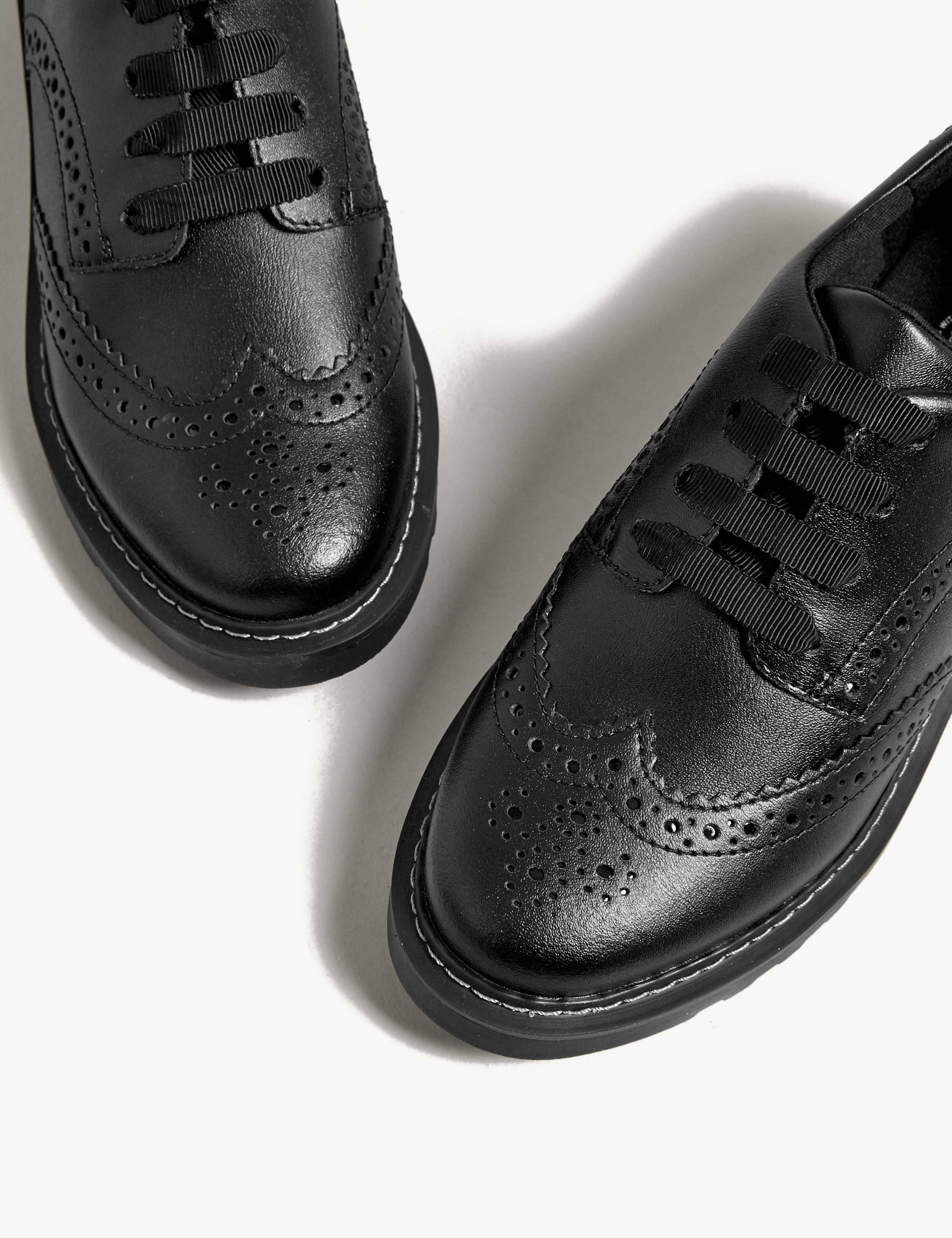 Kids' Leather School Shoes (13 Small - 7 Large) 3 of 6