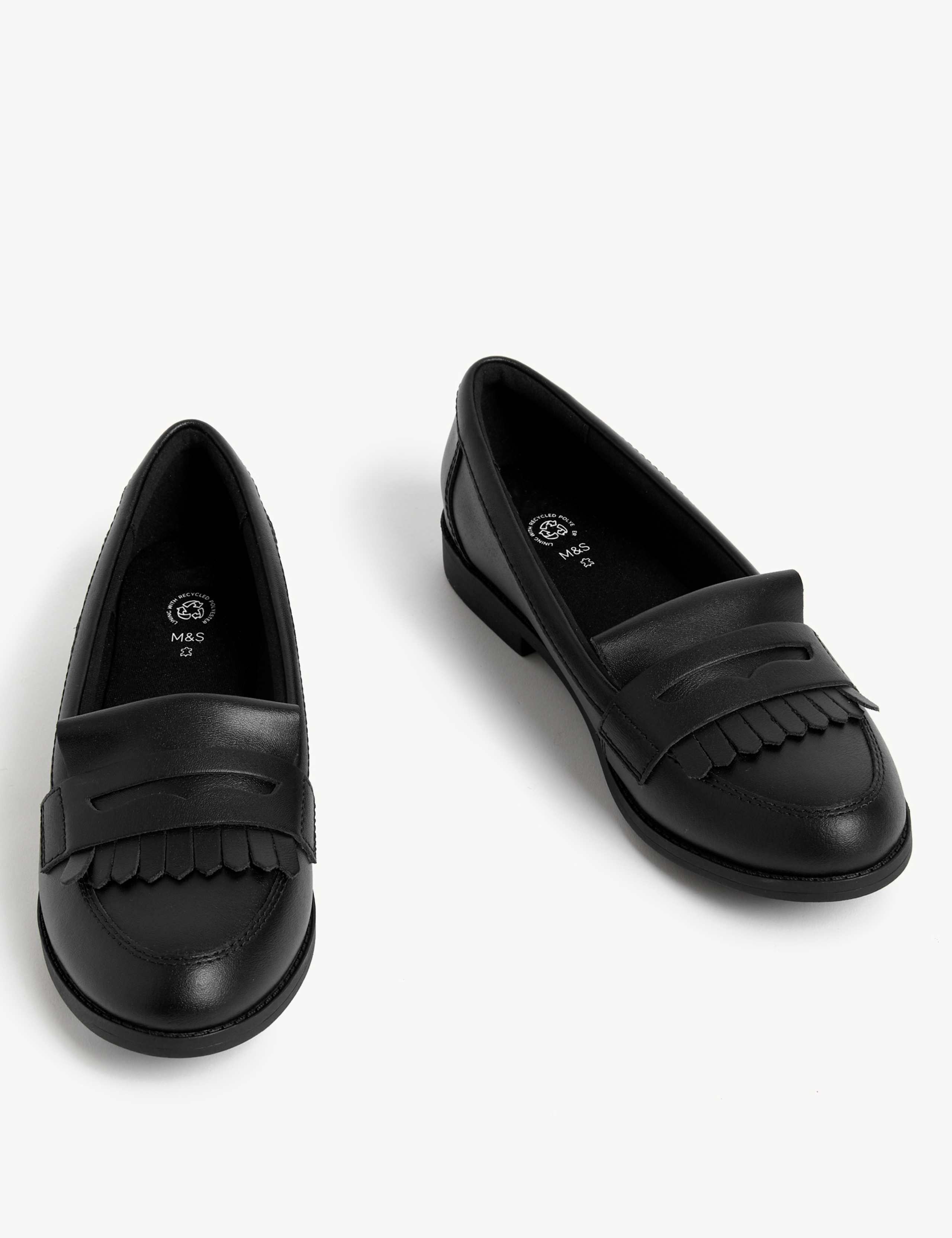 Kids' Leather School Loafers (13 Small - 7 Large) 2 of 5