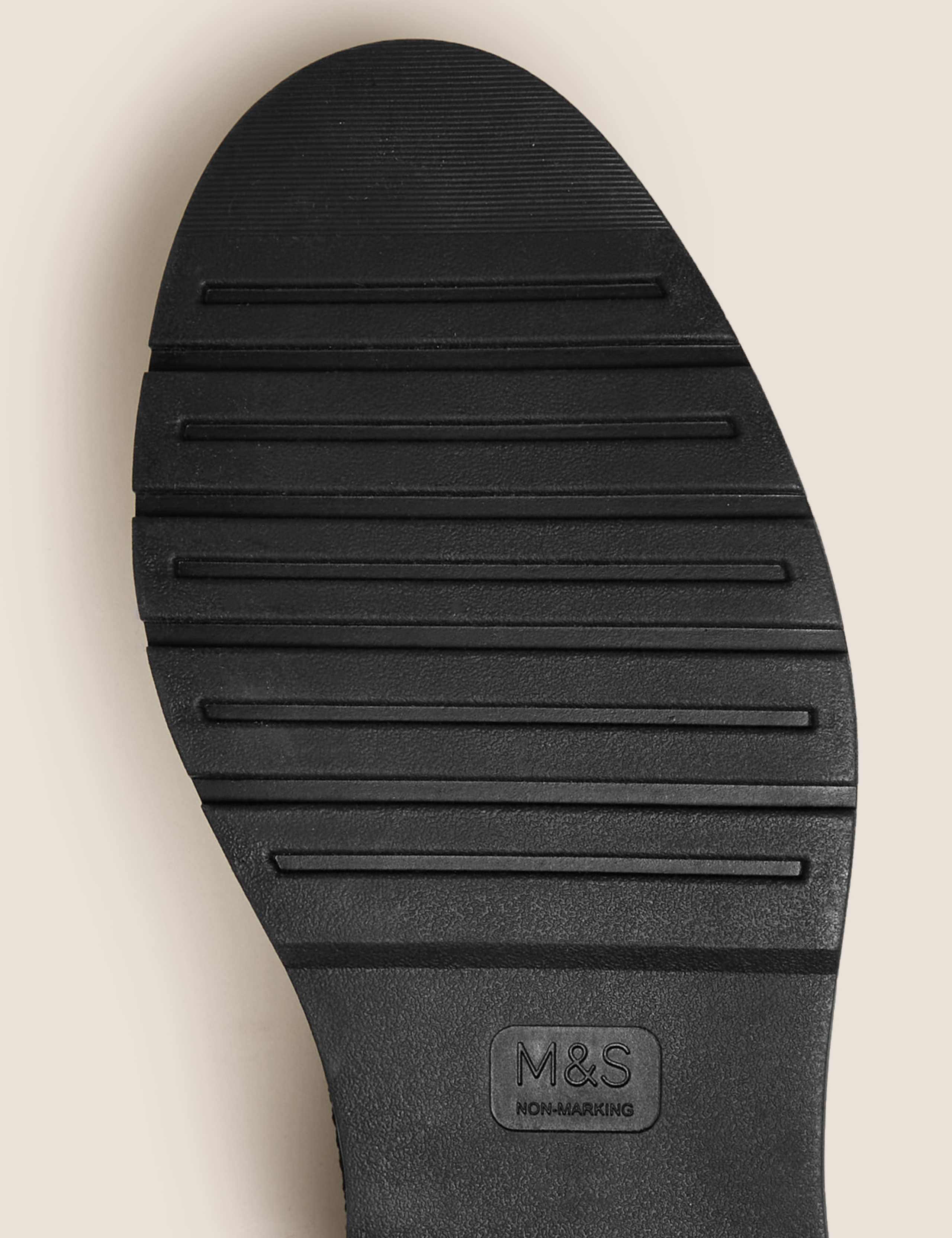 Kids' Leather Riptape School Shoes (13 Small-9 Large) 4 of 6