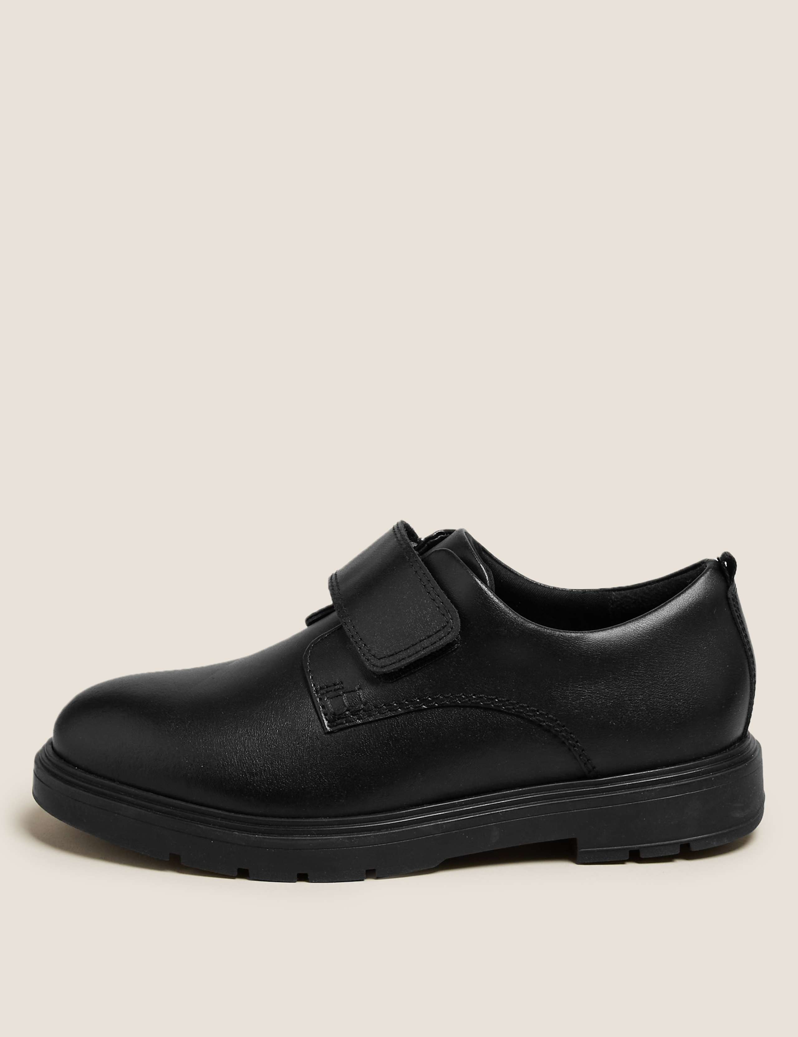Kids' Leather Riptape School Shoes (13 Small-9 Large) 5 of 6