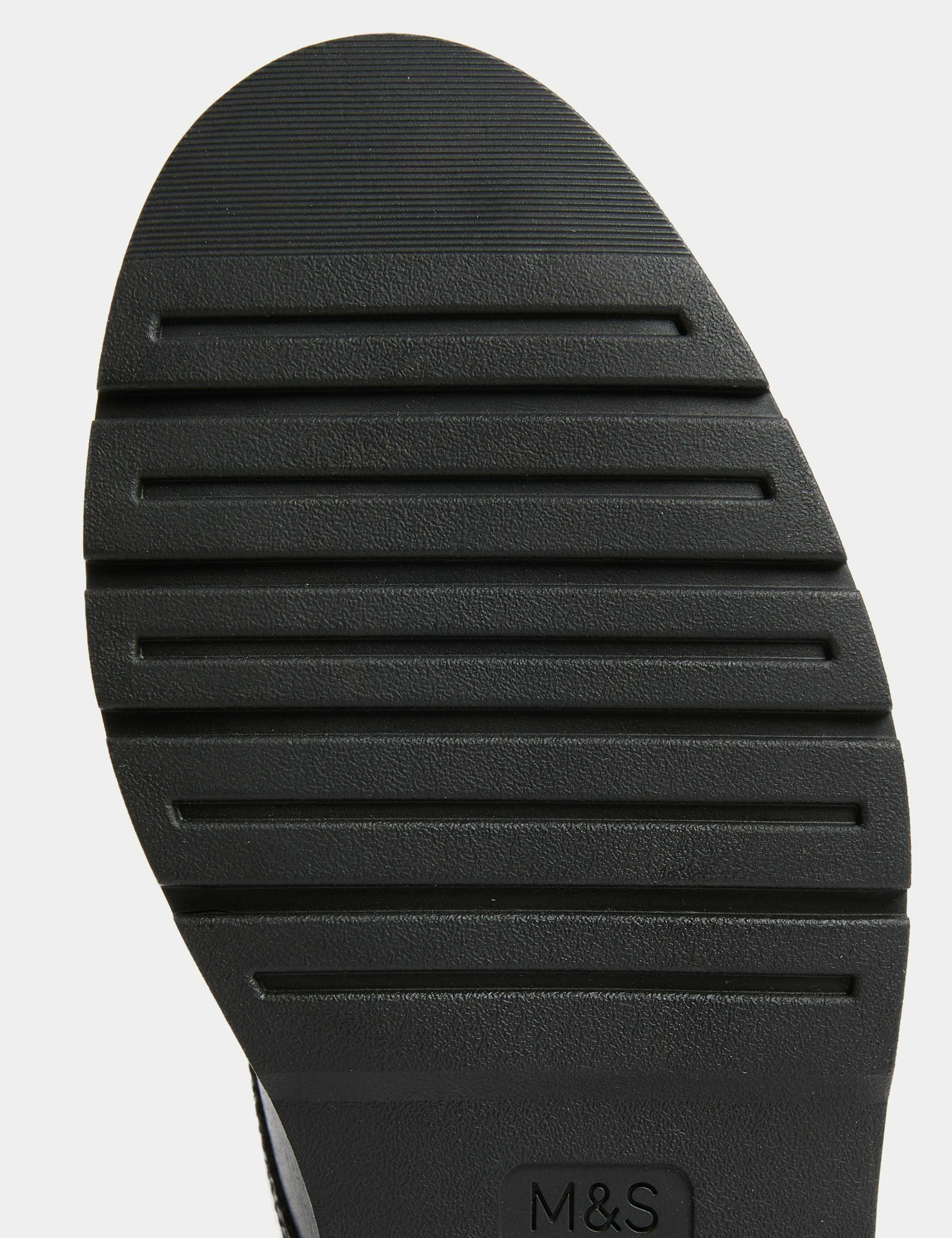 Kids' Leather Riptape School Shoes (13 Small - 9 Large) 4 of 4