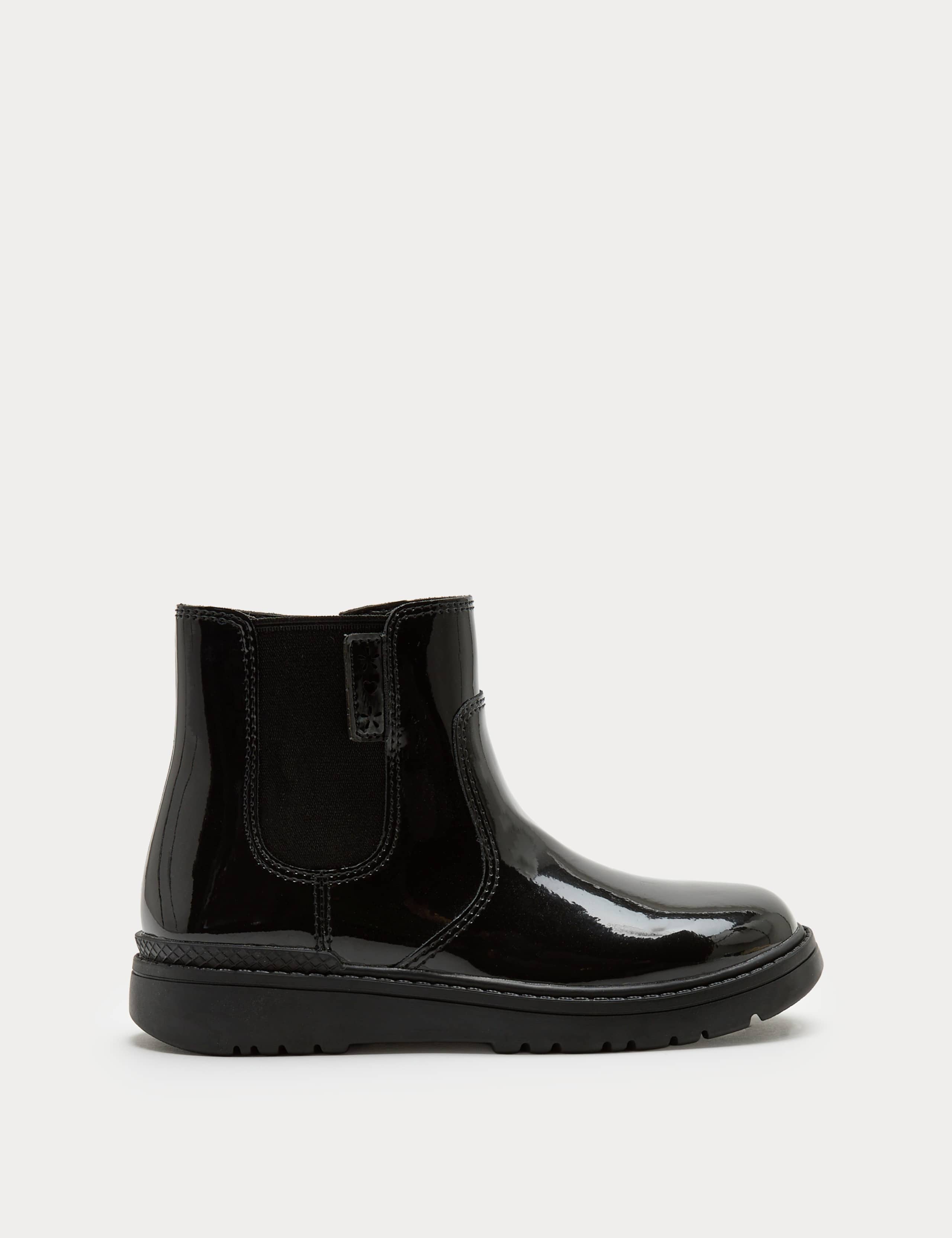 Kids' Leather Chelsea School Boots (8 Small-2 Large) 2 of 3