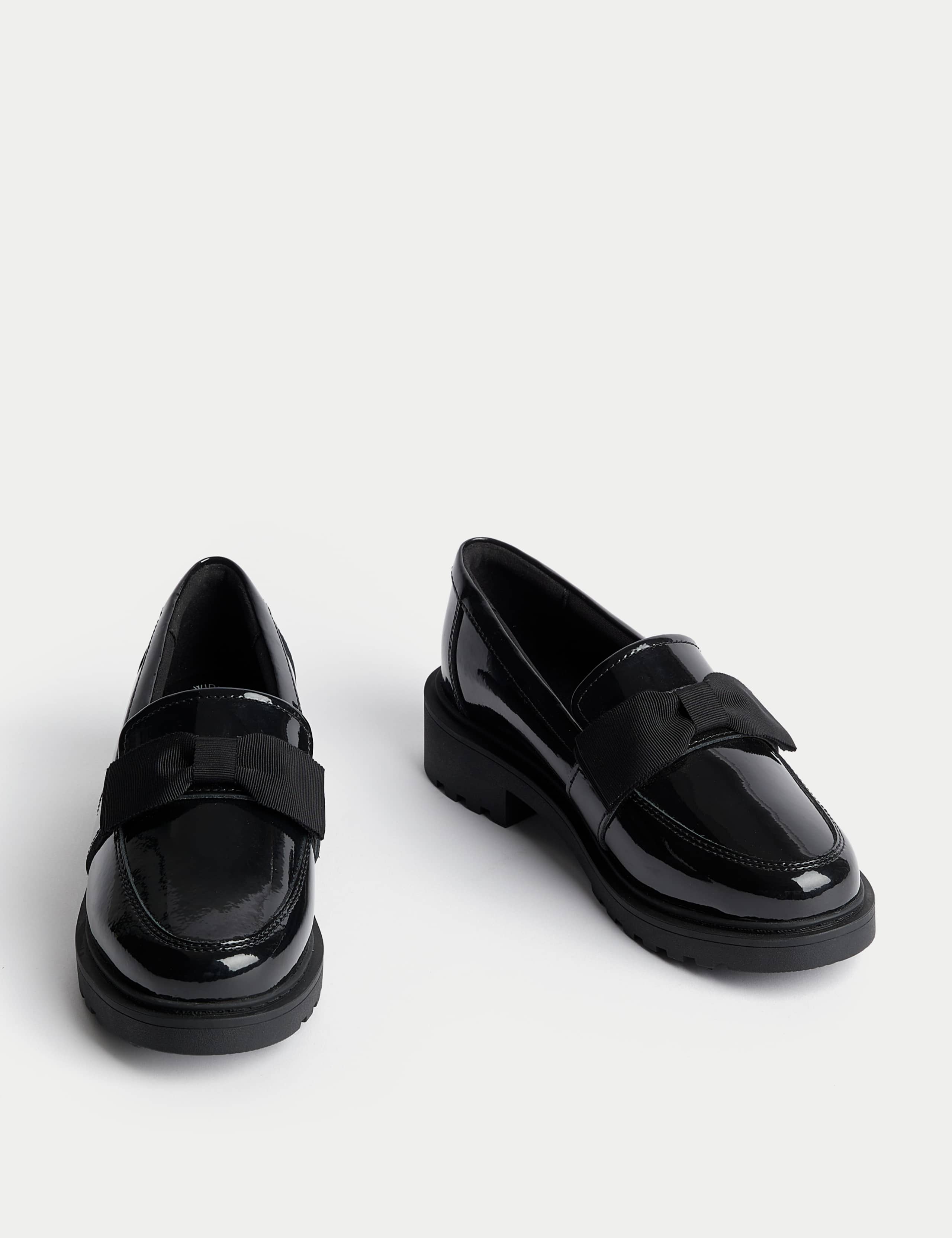 Kids' Chunky Loafer Leather School Shoes (2½  Large - 7 Large) 2 of 4