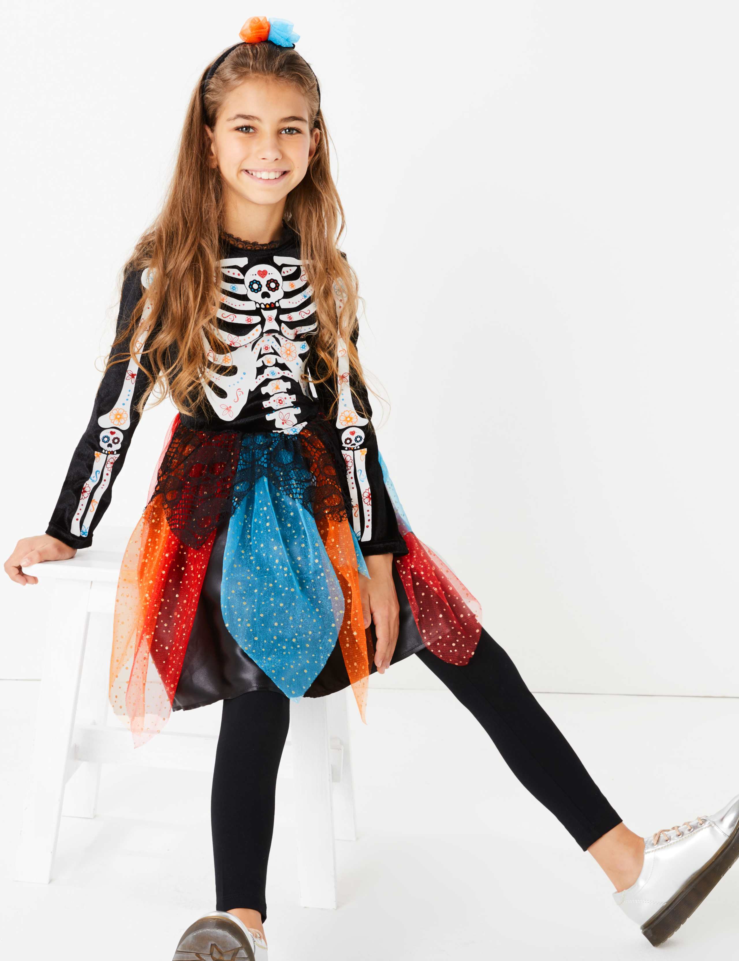 Kids' Day Of The Dead Dress Up Set 1 of 4