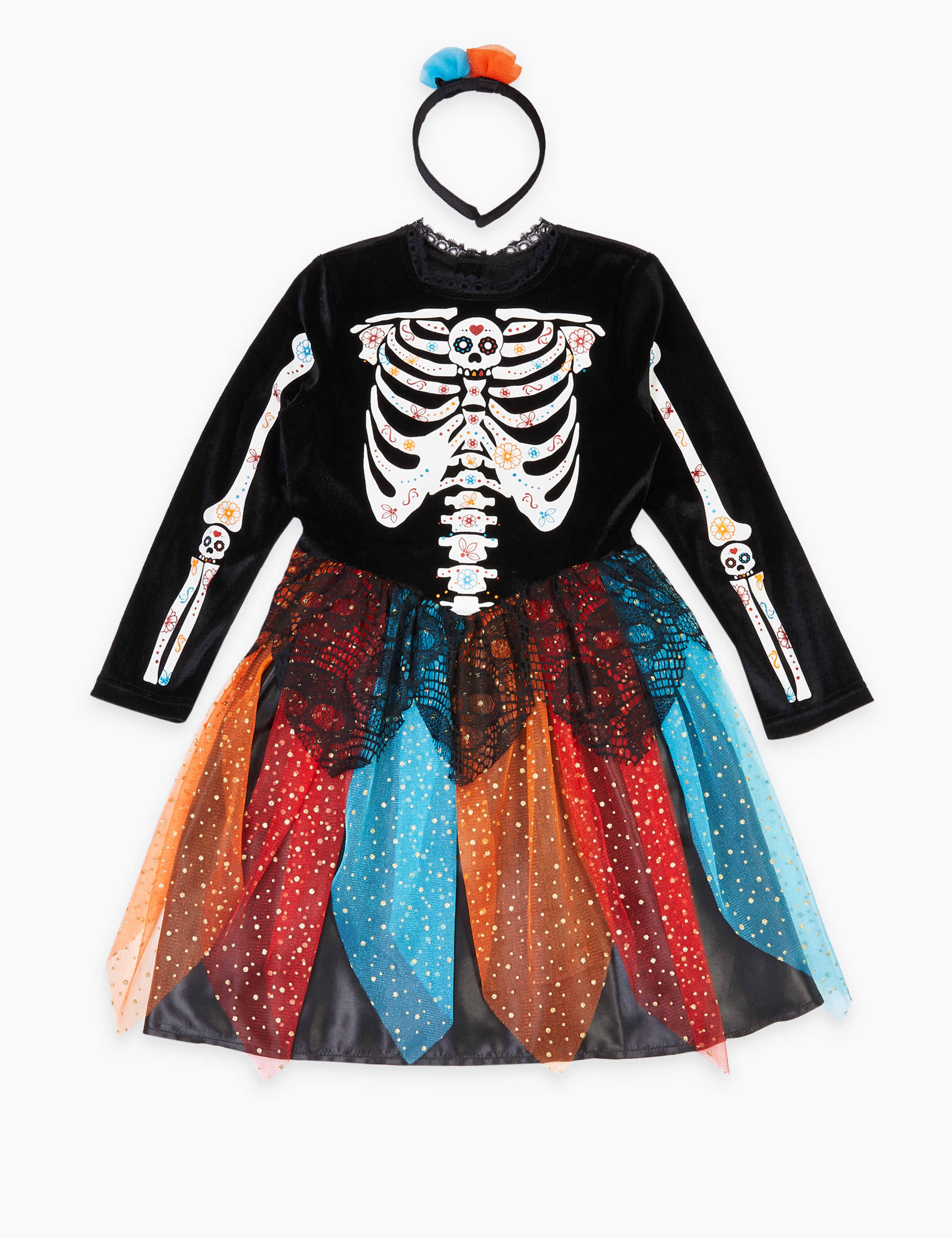 Kids' Day Of The Dead Dress Up Set 2 of 4