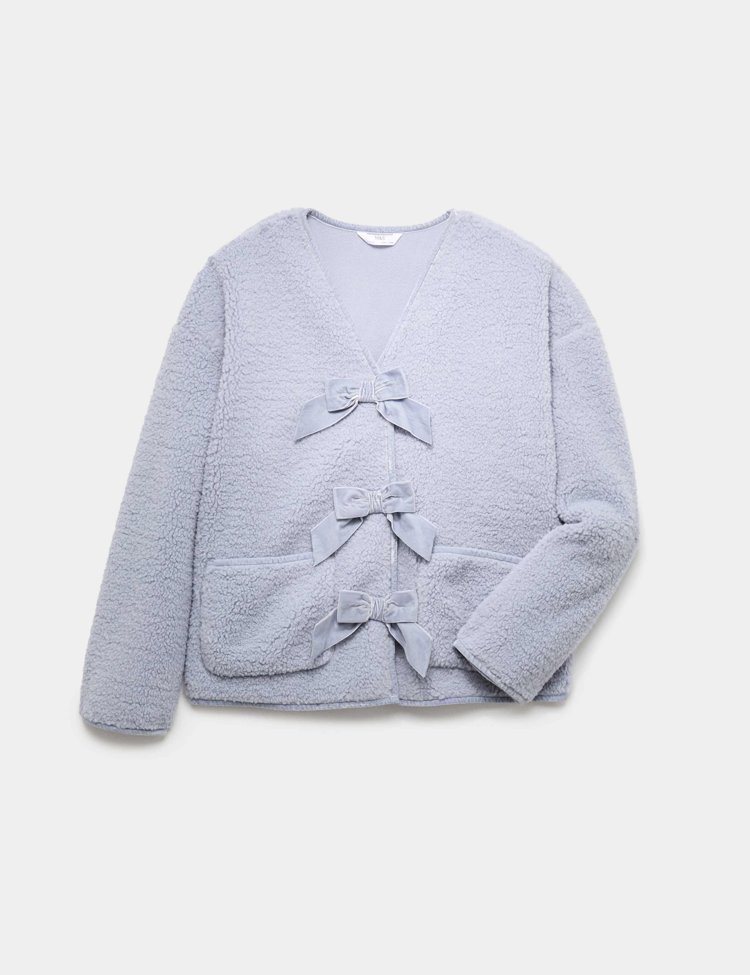 Borg Bow Front Jacket (6-16 Yrs) 1 of 3