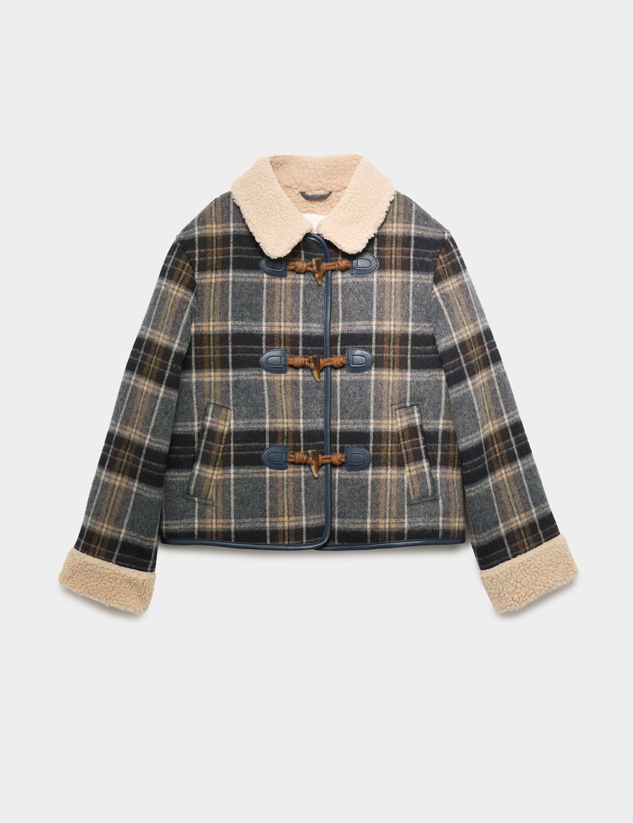 Checked Duffle Jacket (6-16 Yrs) 1 of 1