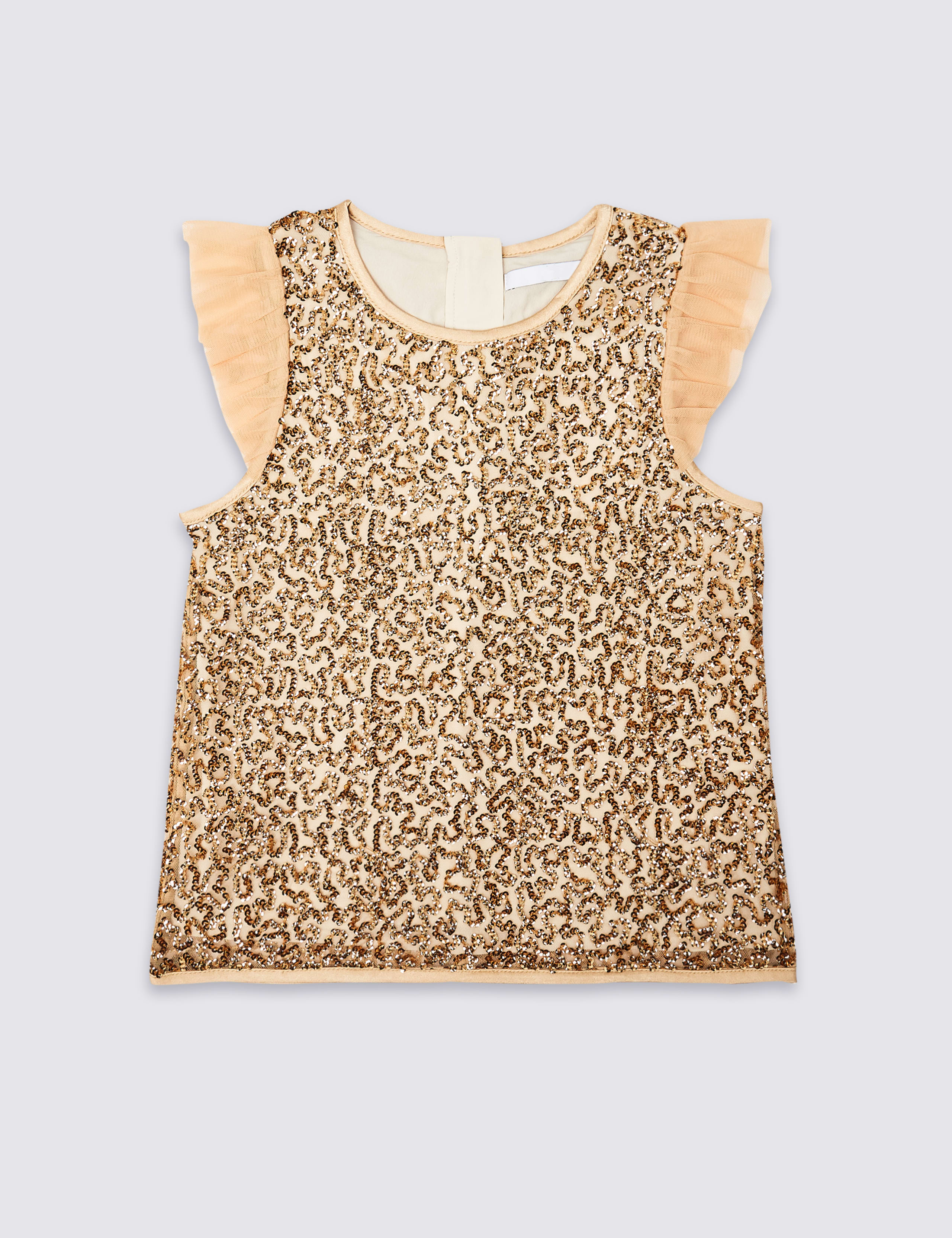 Sequin Shell Top (3-16 Years) 2 of 4