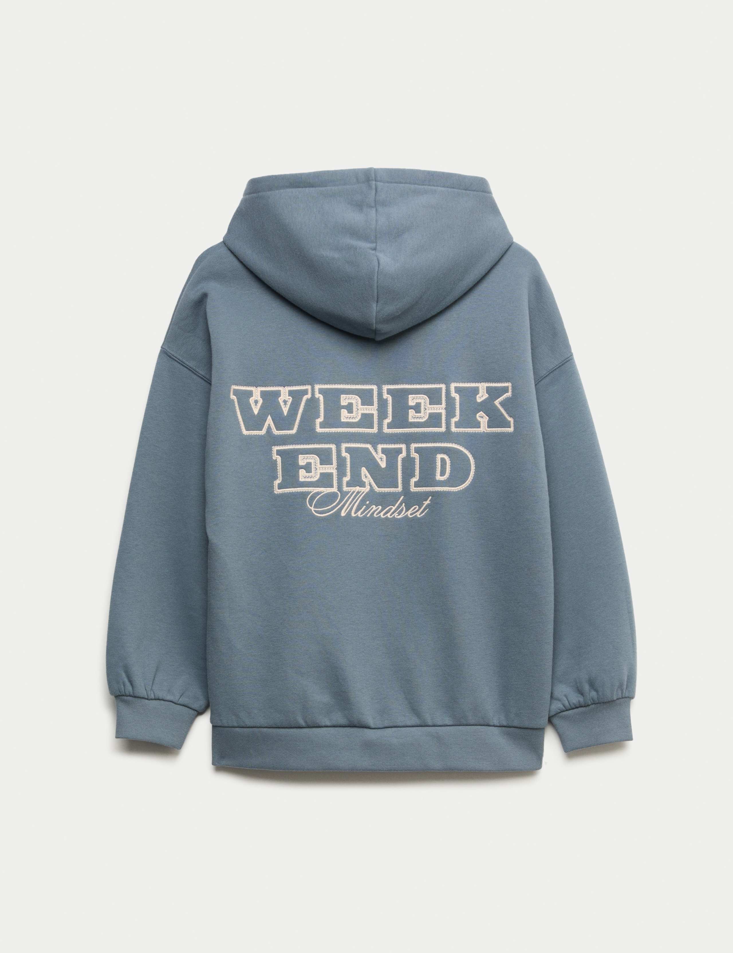 2pc Cotton Rich Sweatshirt and Joggers Set (6-16 Yrs) 2 of 2