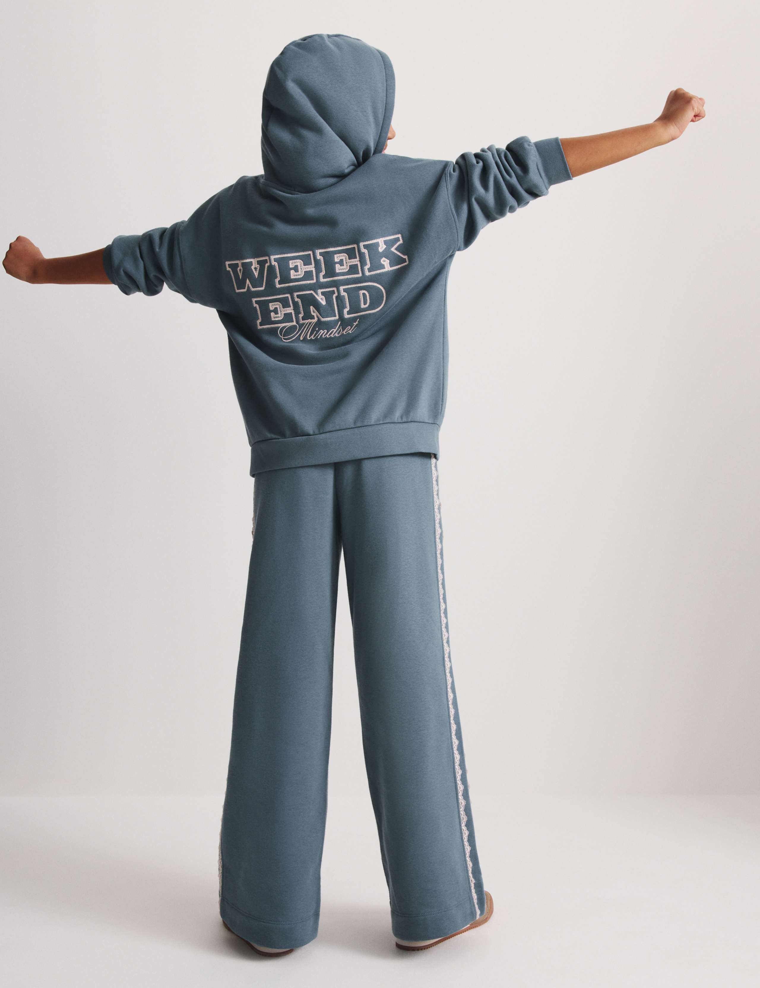 2pc Cotton Rich Sweatshirt and Joggers Set (6-16 Yrs) 5 of 6