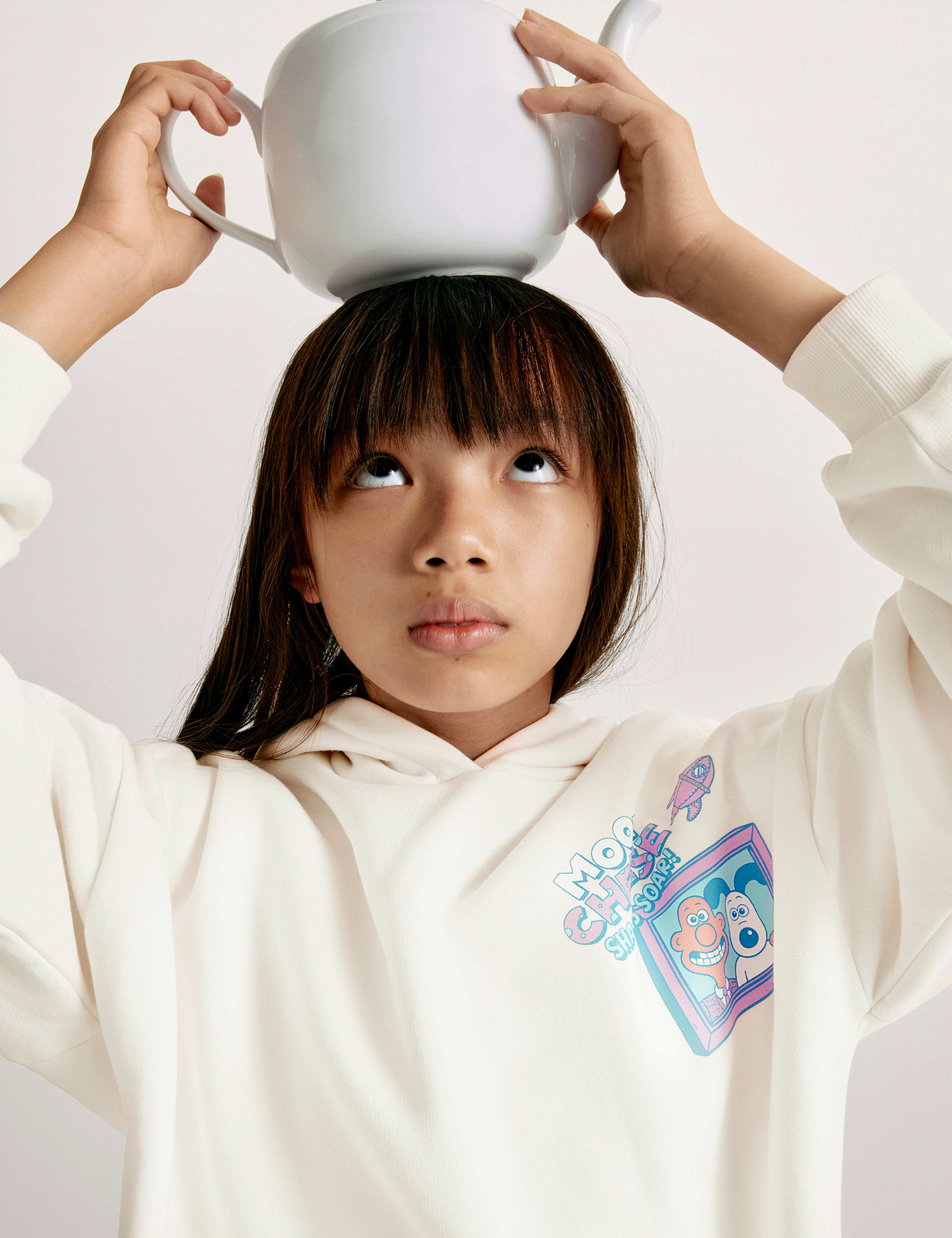 Cotton Rich Wallace & Gromit™ Hoodie (6-16 Yrs) 3 of 6