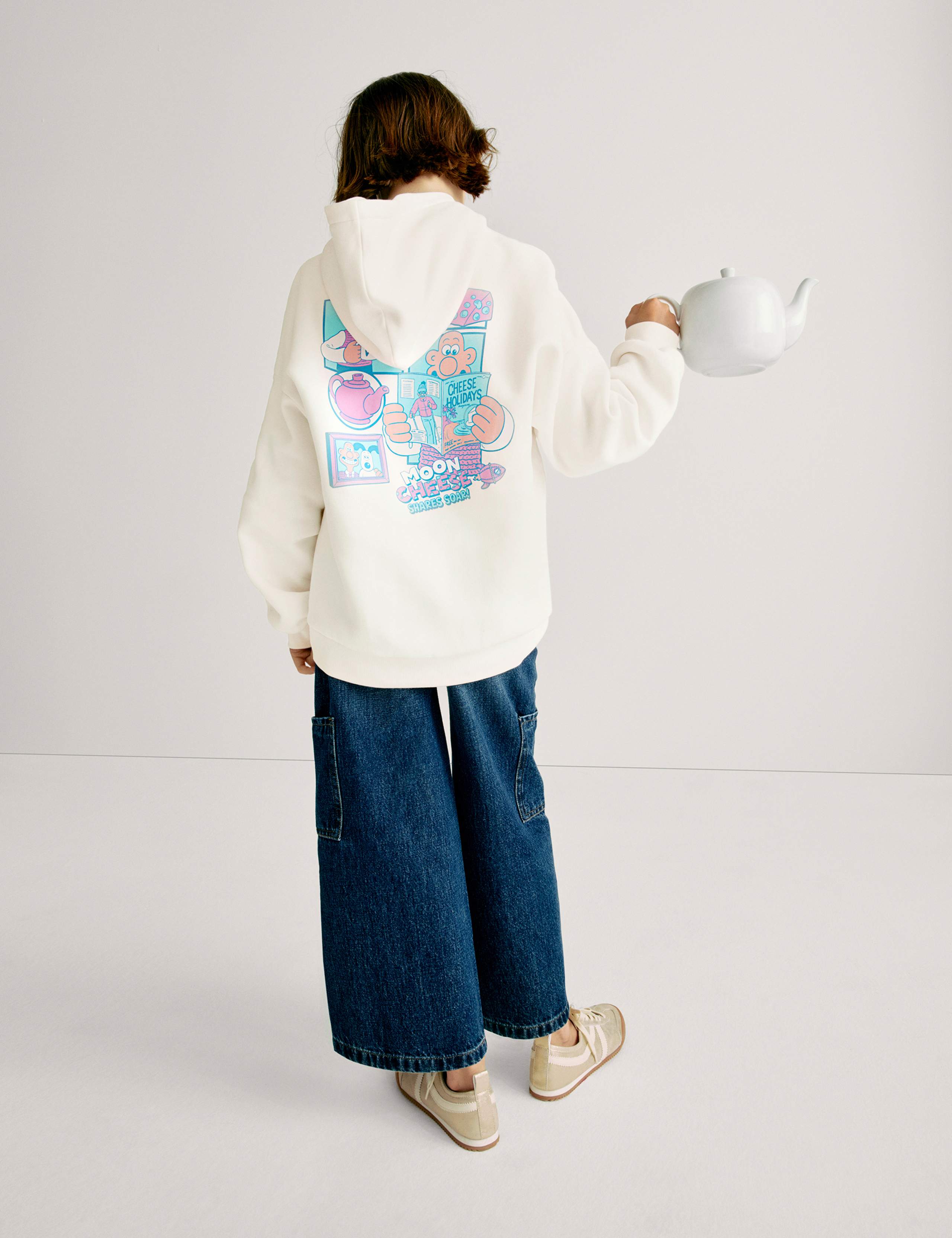 Cotton Rich Wallace & Gromit™ Hoodie (6-16 Yrs) 4 of 6