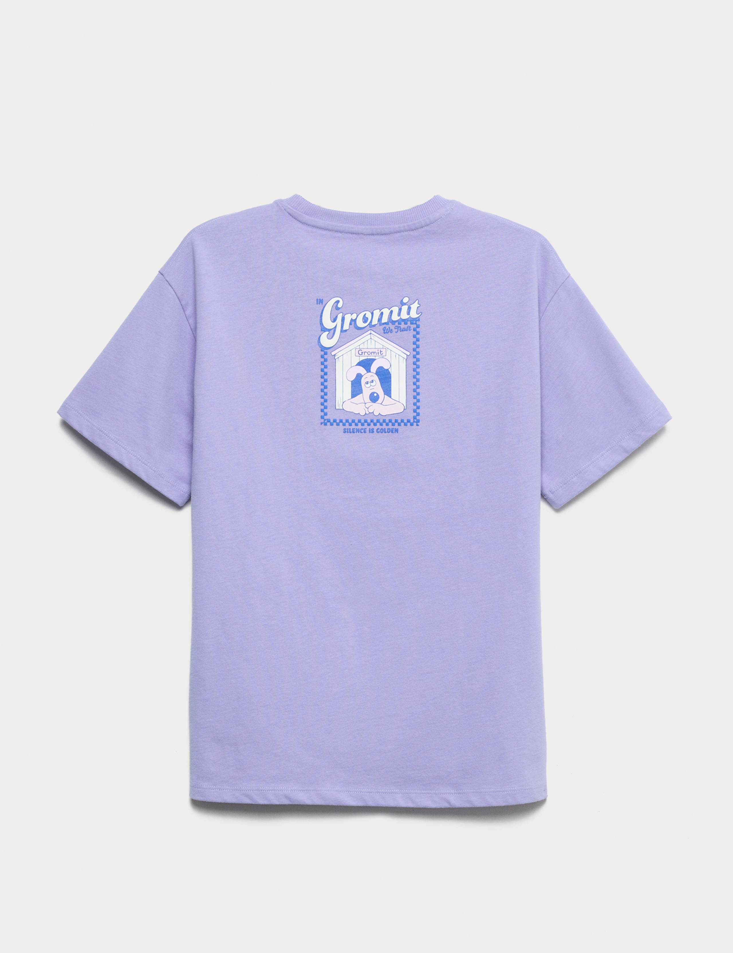 Pure Cotton Wallace & Gromit™ T-Shirt (6-16 Yrs) 8 of 8