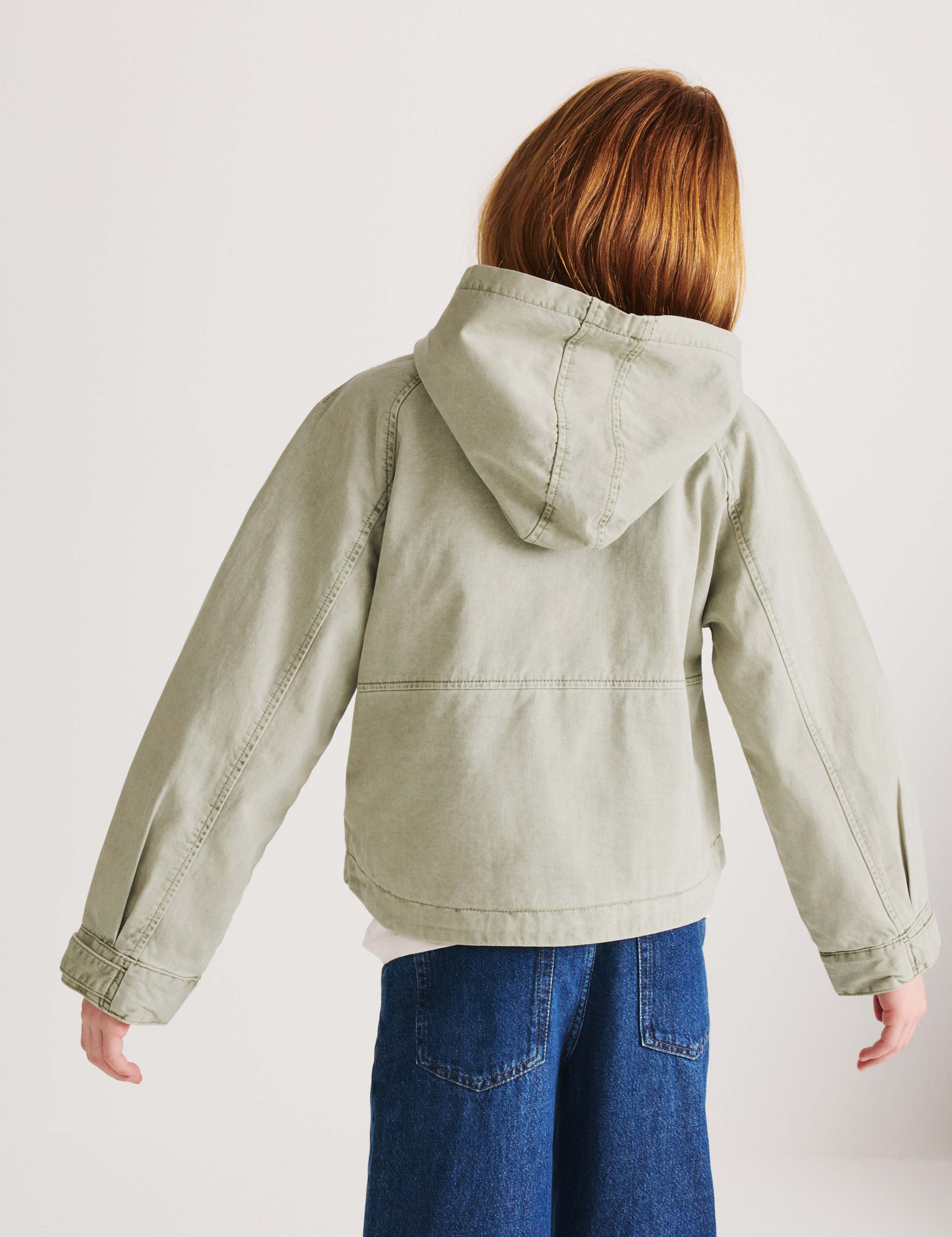 Pure Cotton Hooded Parka (6-16 Yrs) 4 of 7