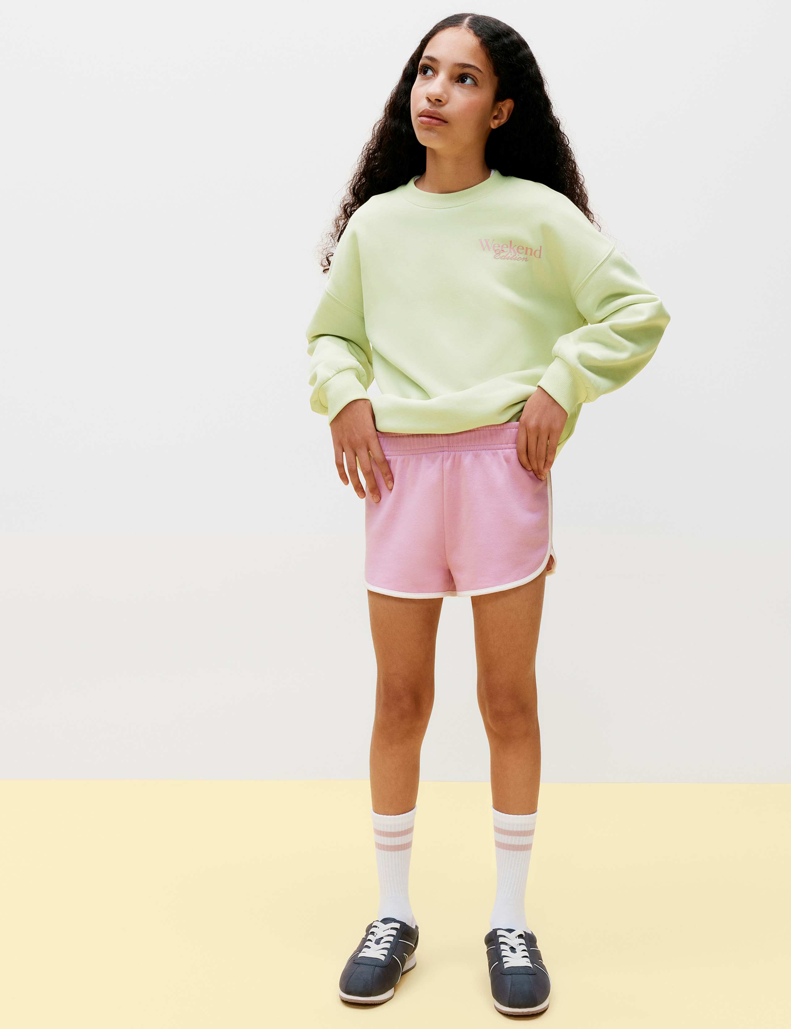 Cotton Rich Runner Shorts (6-16 Yrs) 1 of 2