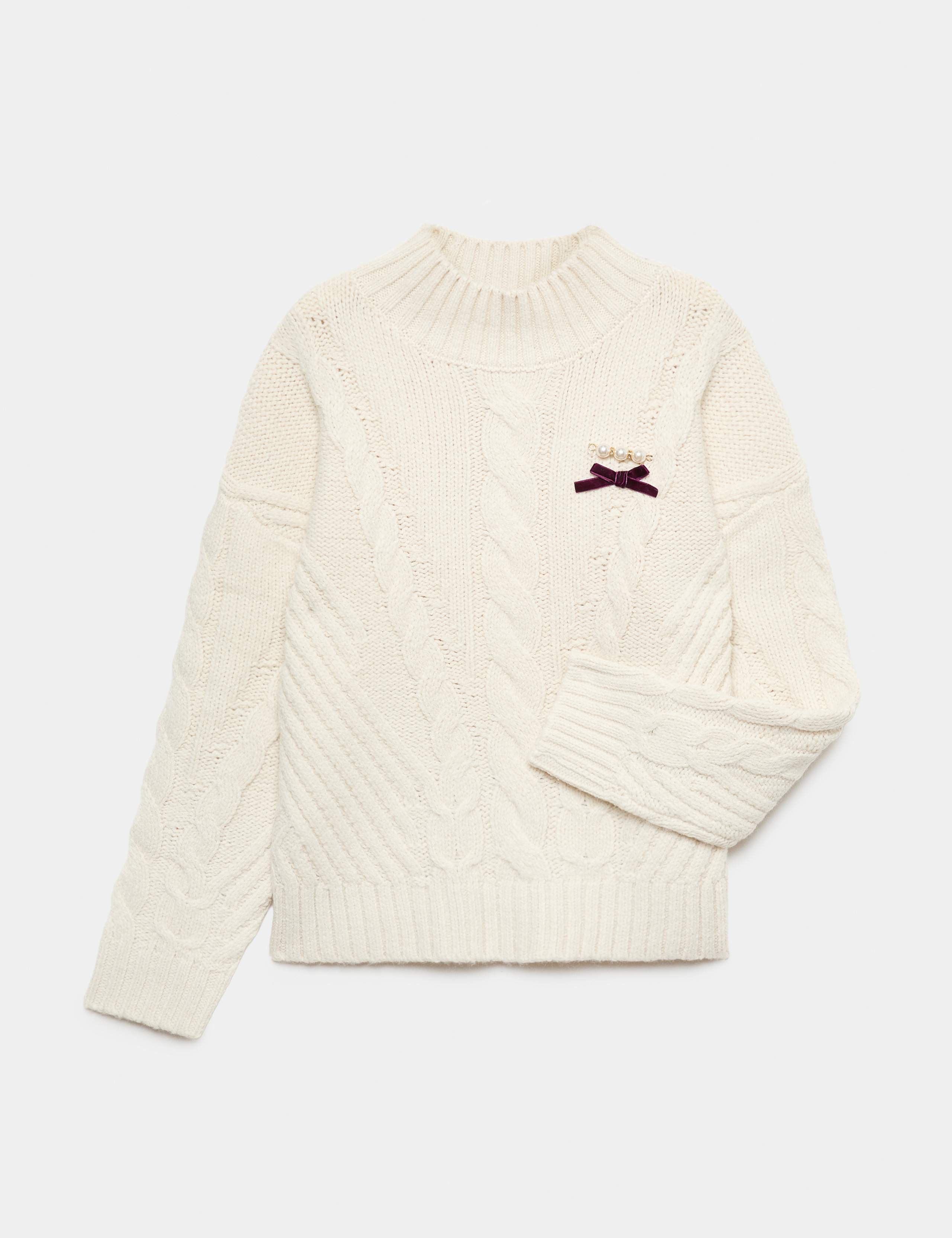High Neck Cable Knit Jumper 1 of 1