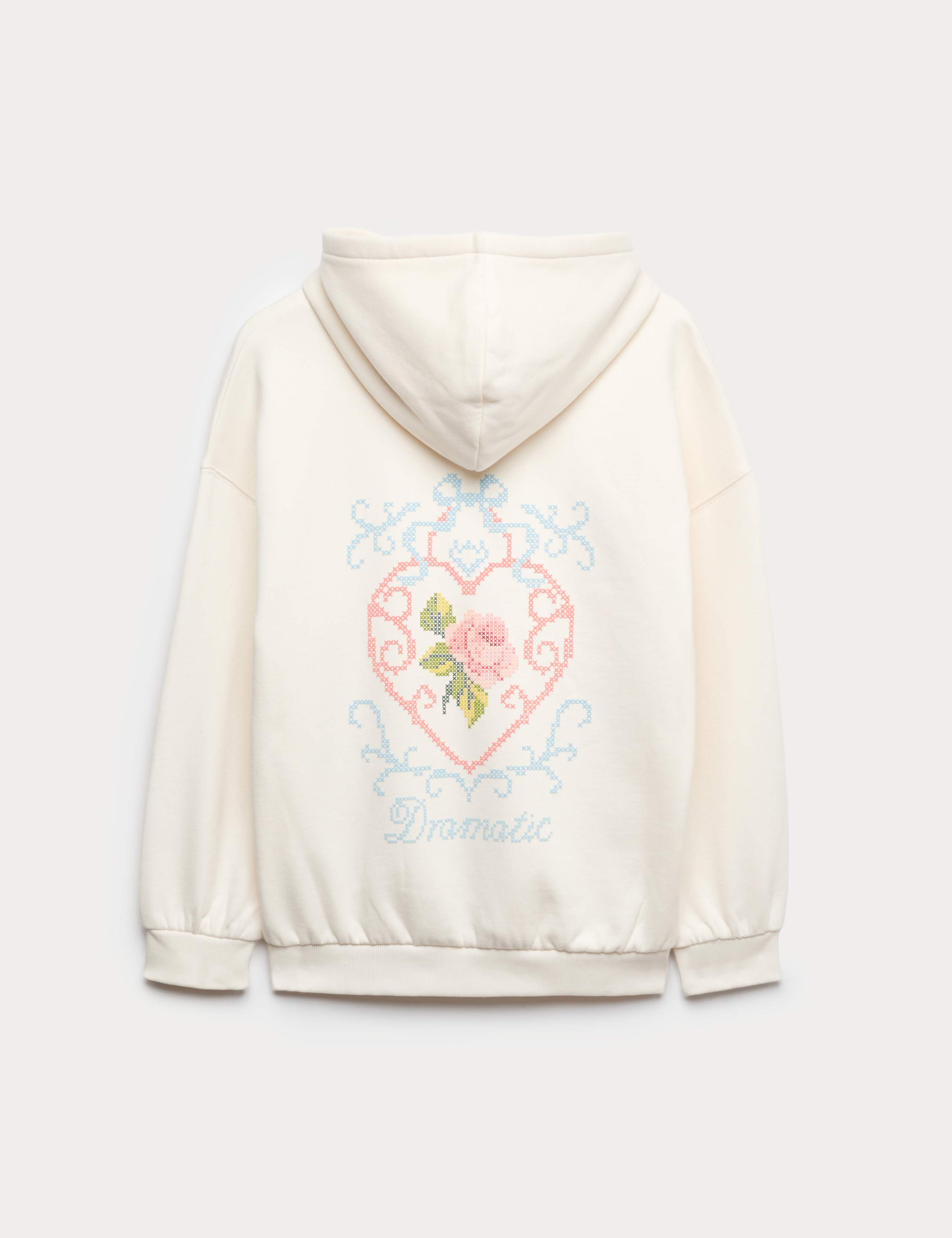 Cotton Rich Dramatic Rose Hoodie (6-16 Yrs) 2 of 2