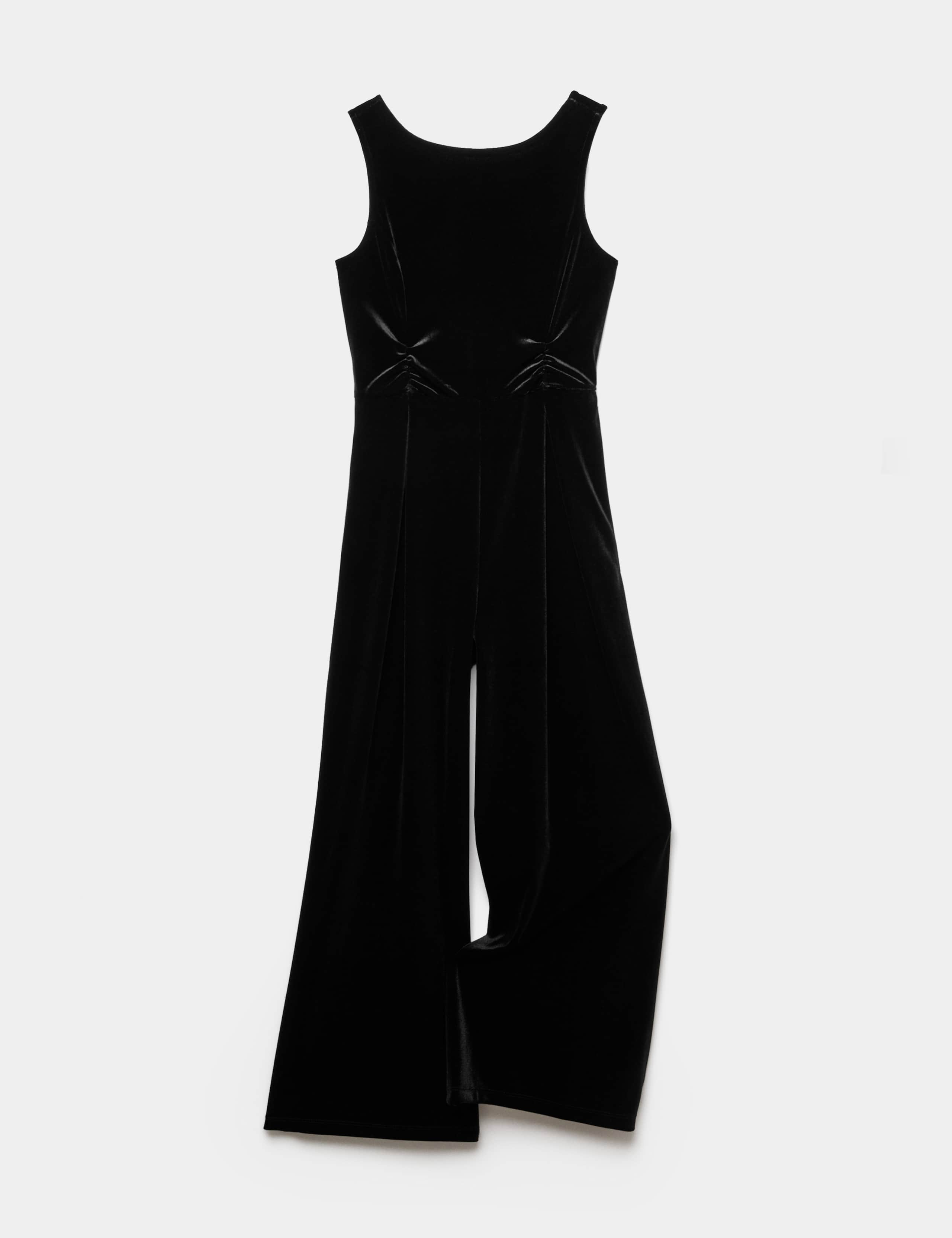 Velvet Wide Leg Pull On Jumpsuit 1 of 2