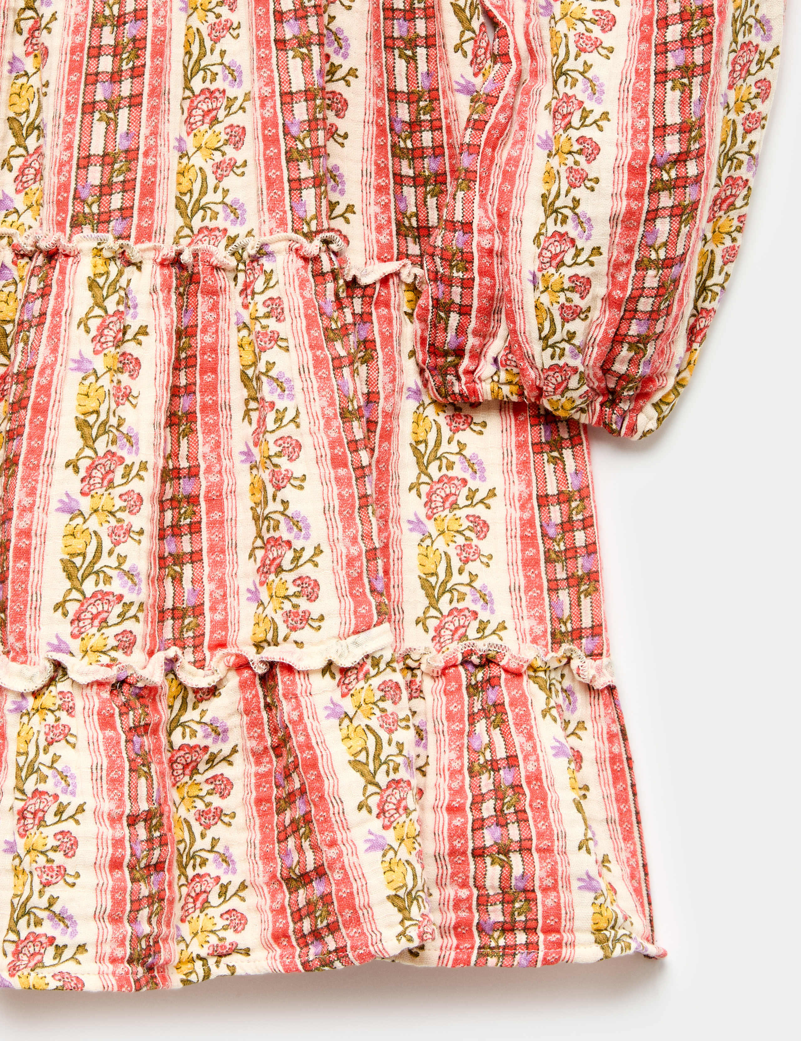 Pure Cotton Floral Dress (6-16 Yrs) 2 of 2