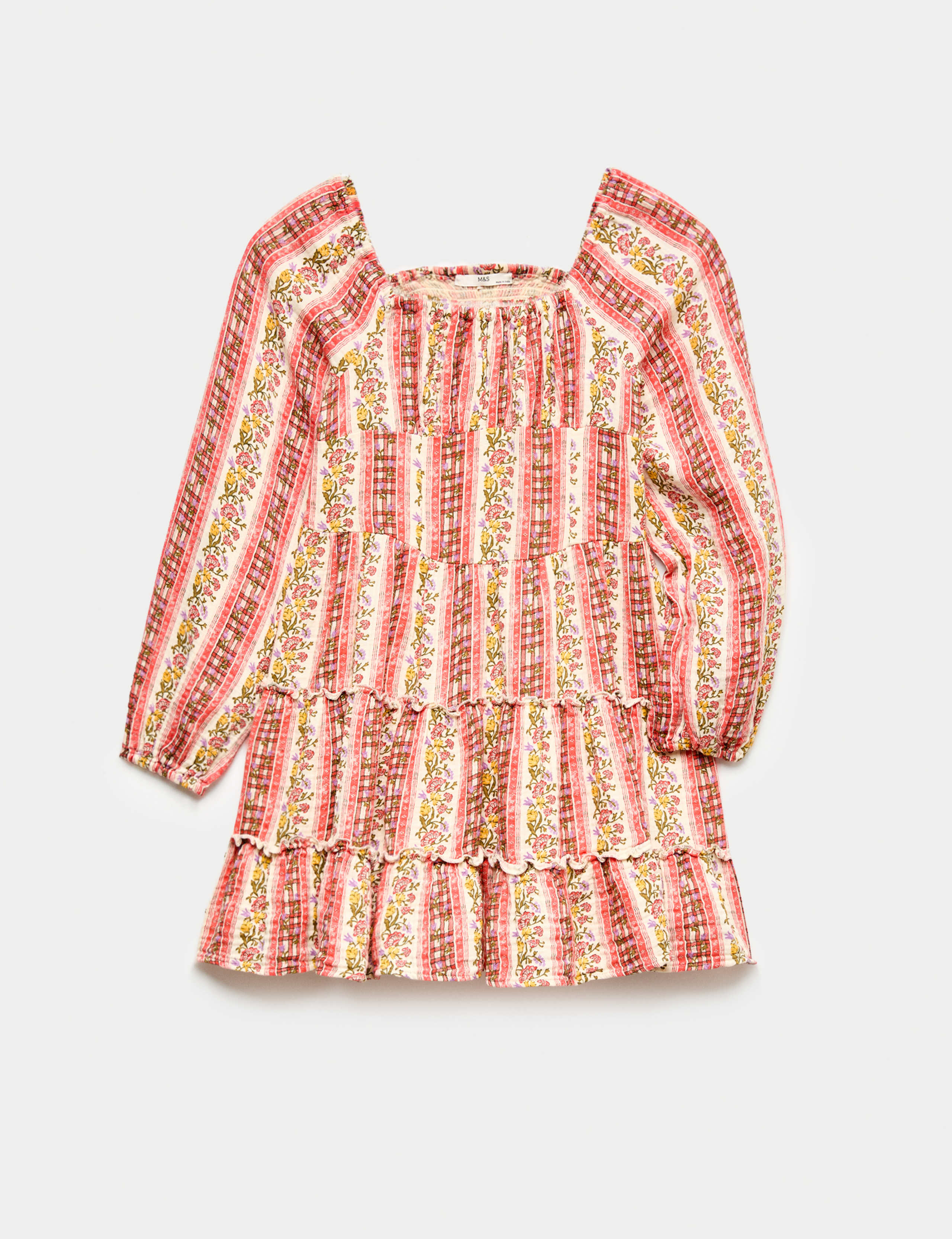 Pure Cotton Floral Maxi Dress (6-16 Years) 1 of 2