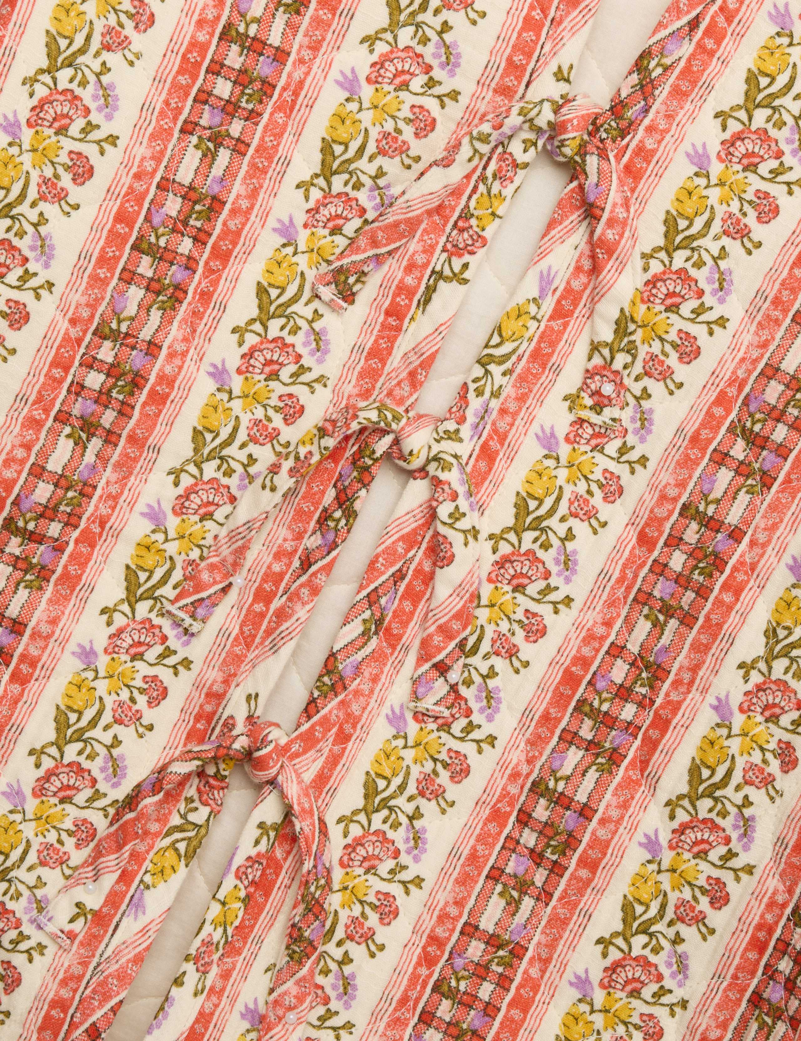 Pure Cotton Quilted Floral Jacket (6-16 Years) 2 of 2